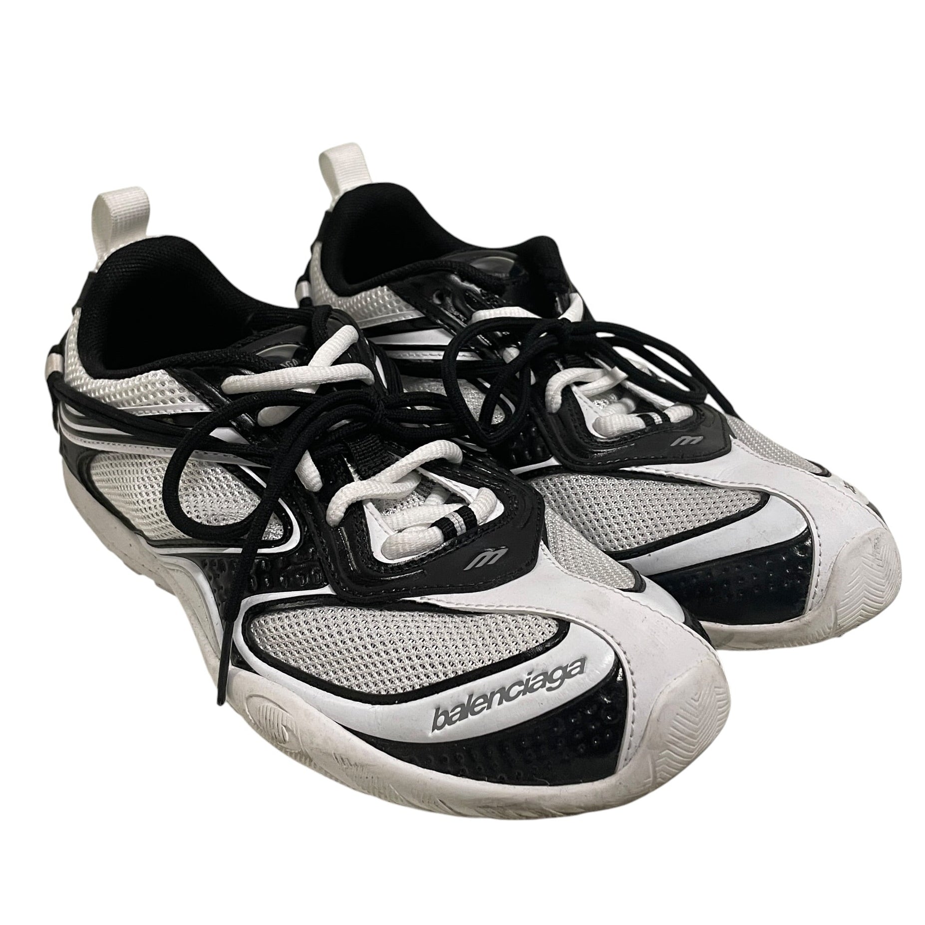 BALENCIAGA/Low-Sneakers/US 7/Nylon/WHT/RADAR TRAINERS view 1