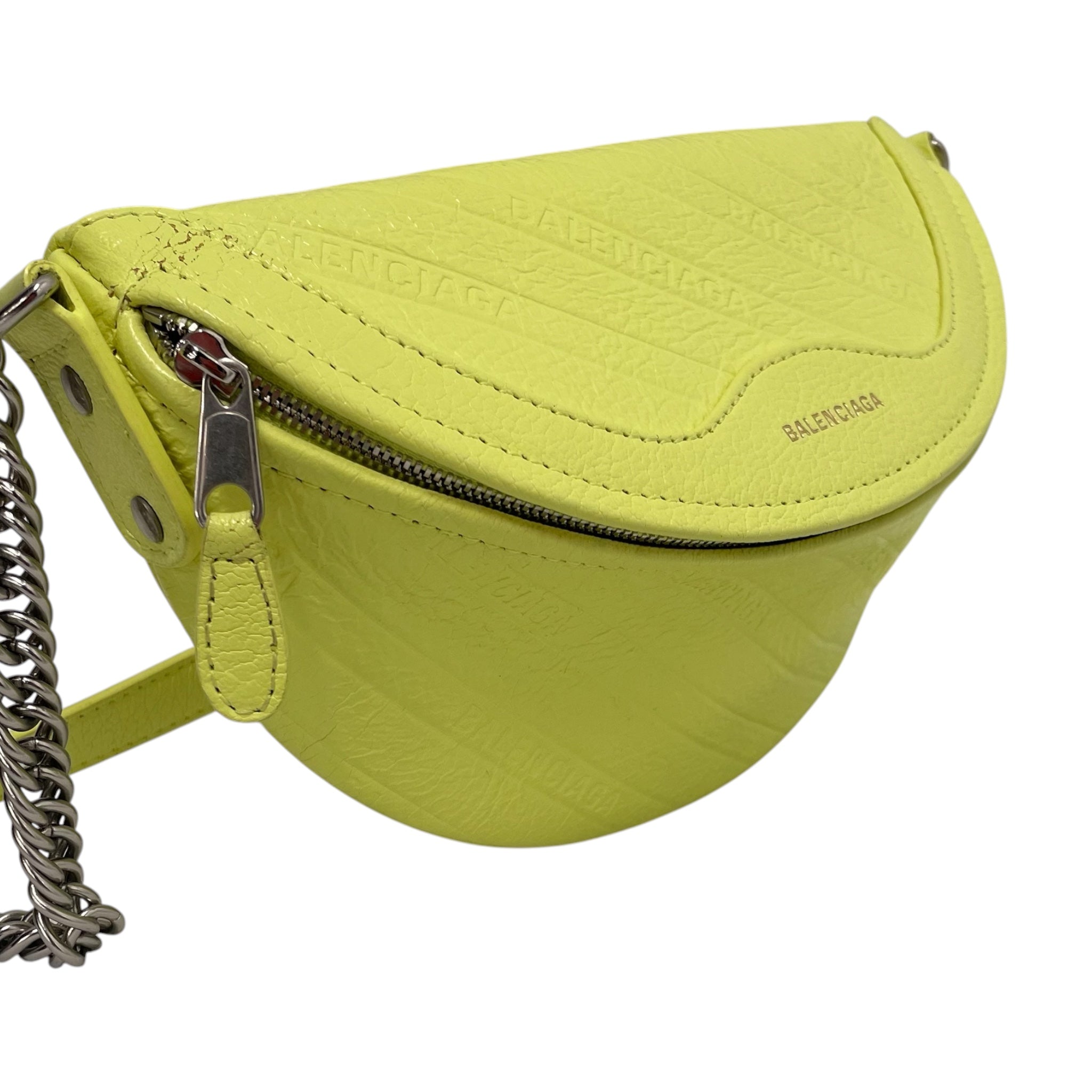 BALENCIAGA/Cross Body Bag/Leather/YEL/ view 6