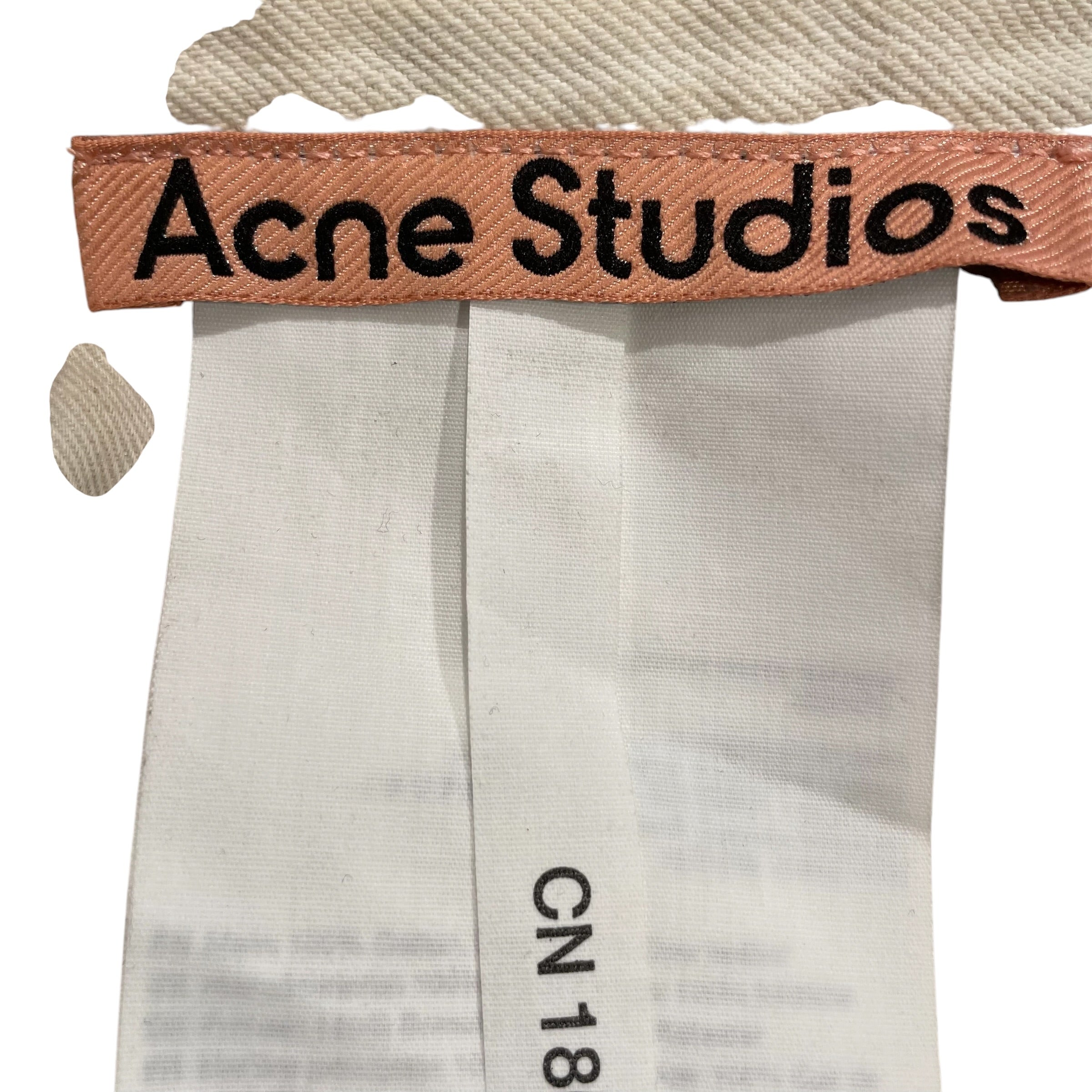 Acne Studios/Bootcut Pants/32/Cotton/CRM/painter view 5