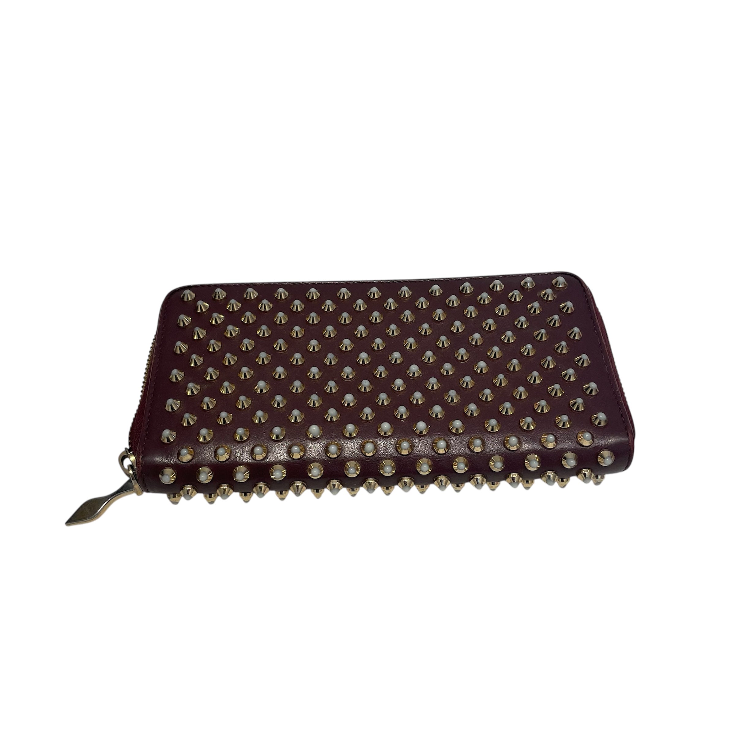 Christian Louboutin/Bifold Wallet/Leather/BRD/cl spike wallet view 1