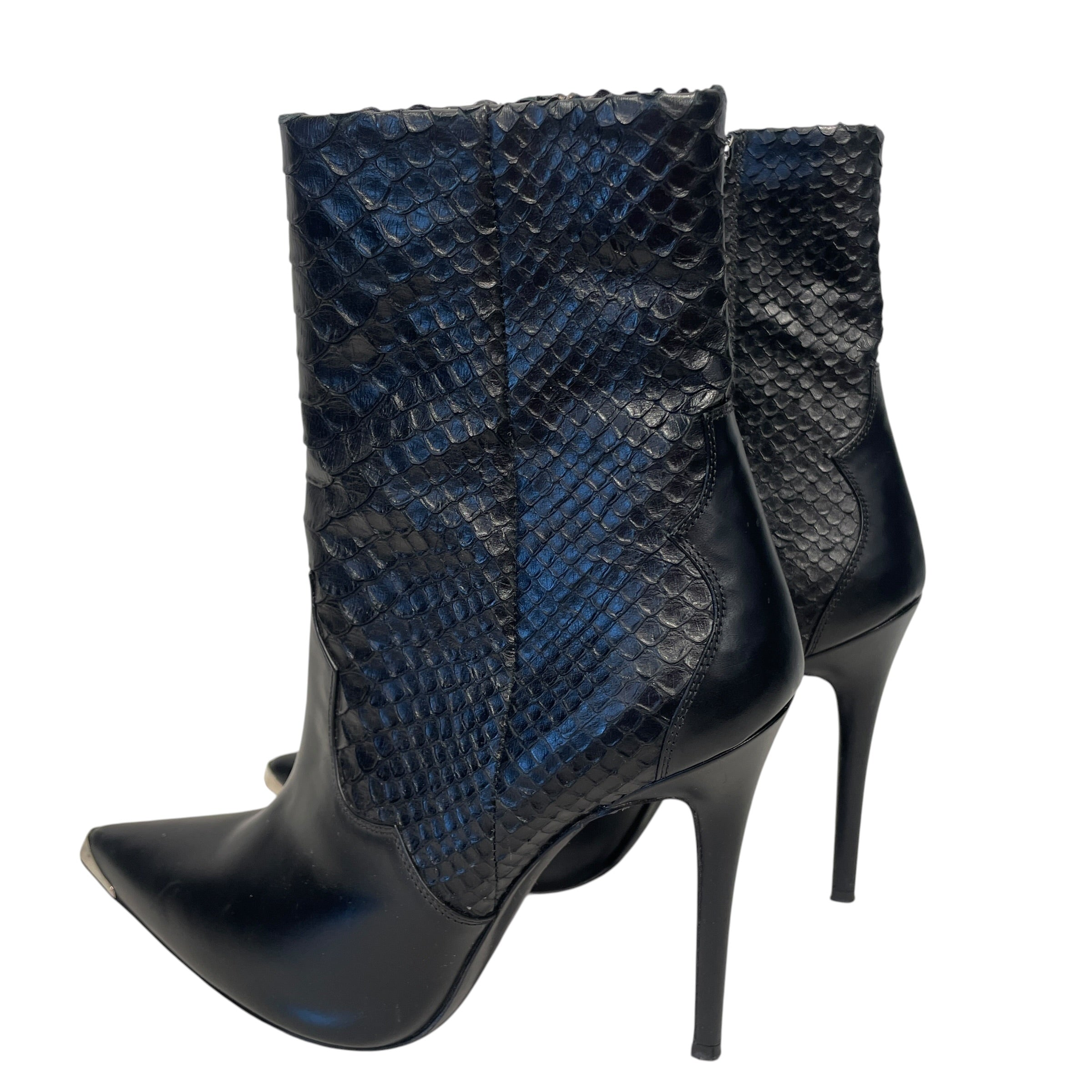 AMIRI/Booties/EU 38.5/Leather/BLK/SNAKESKIN view 2