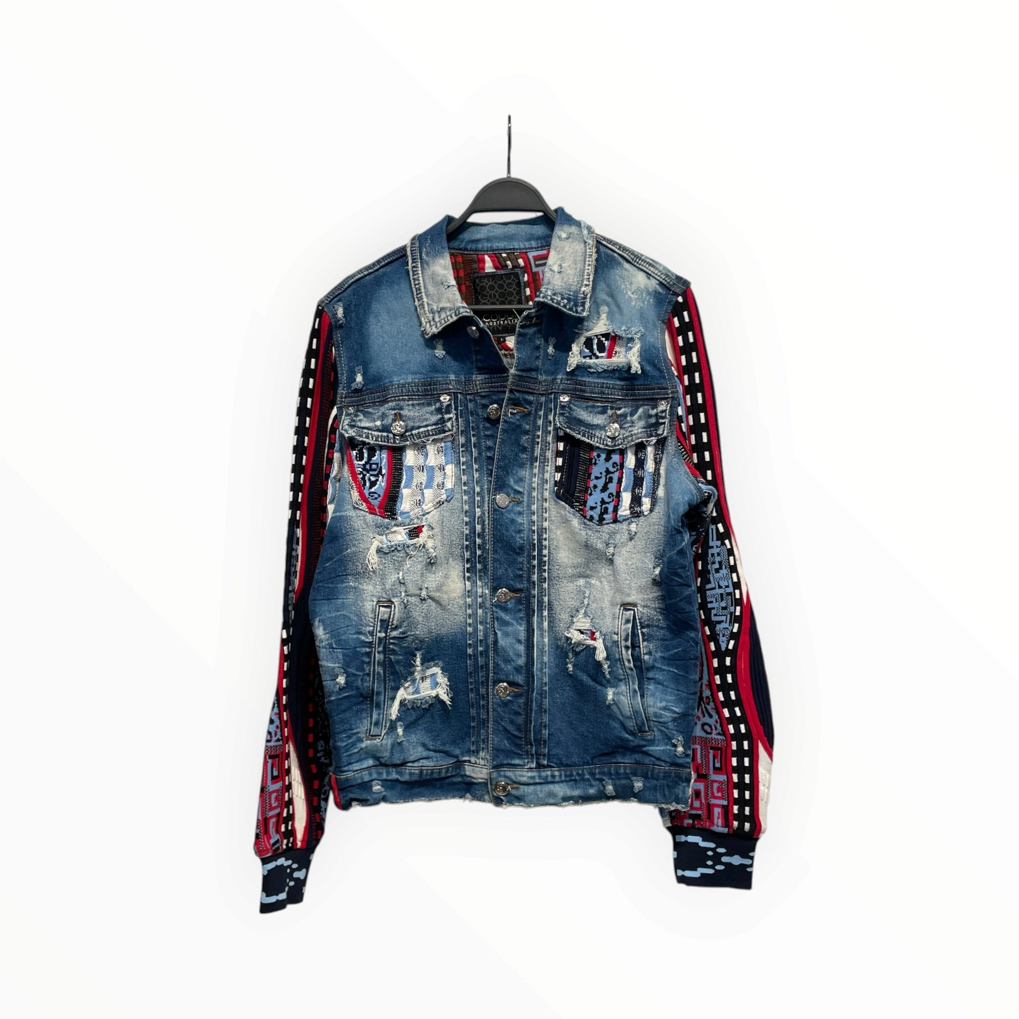 COOGI/Jacket/L/Denim/BLU/All Over Print/ view 1