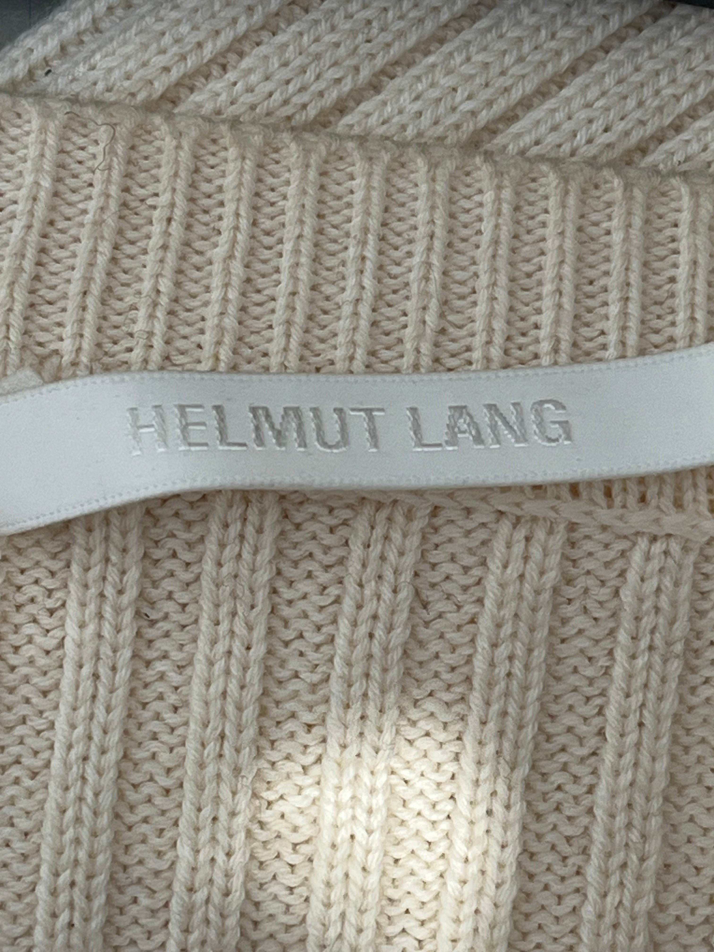 Helmut Lang/Sweater/M/Cotton/CRM/RIBBED view 3