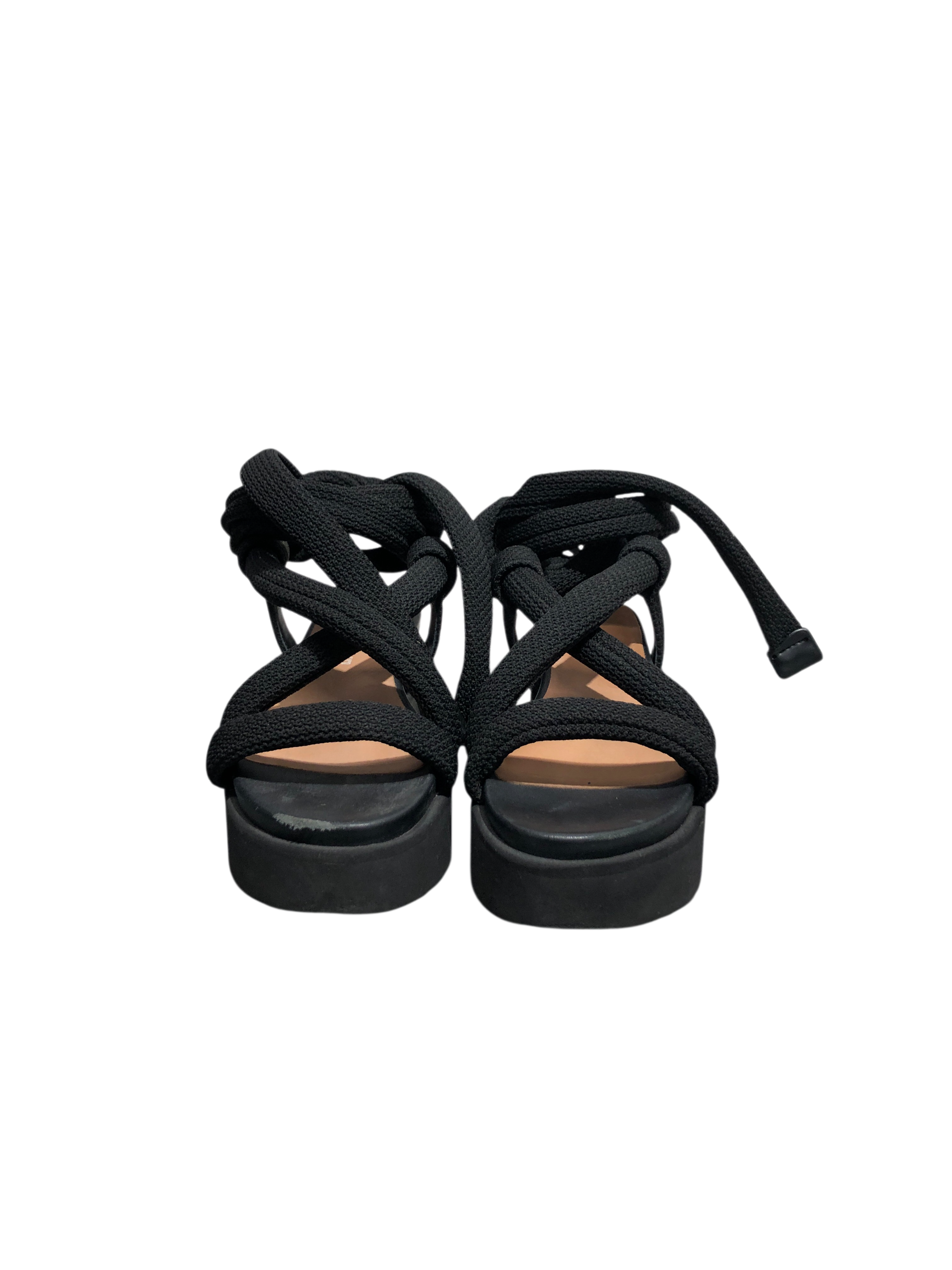 ISSEY MIYAKE/Sandals/EU 38/Cotton/BLK/ view 4