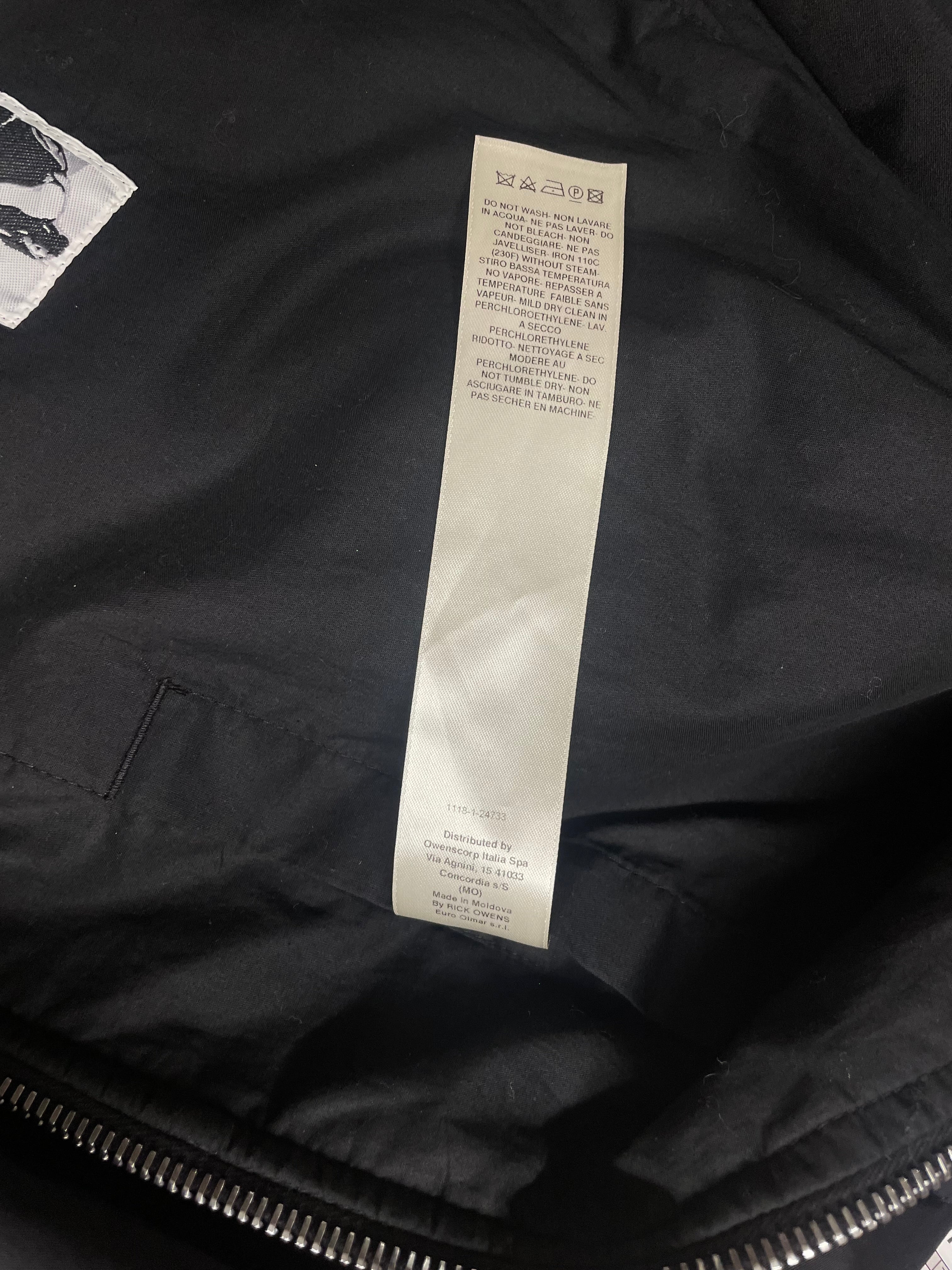 RICK OWENS DRKSHDW/Flight Jkt/GIMP FLIGHT BOMBER JACKET SZM view 6