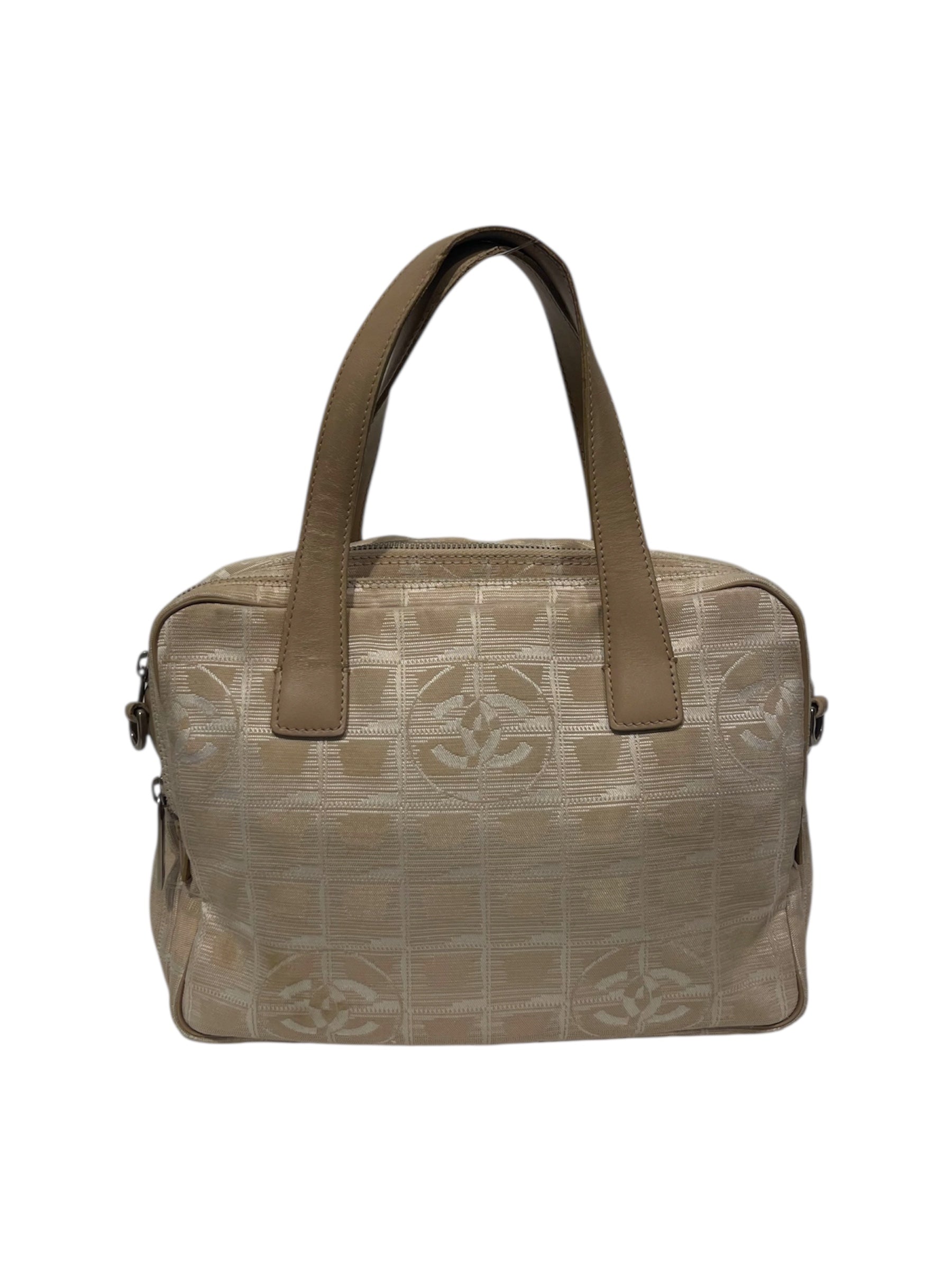 CHANEL/Hand Bag/Monogram/Nylon/CRM/CHANEL GRID MONO 7807995 view 1