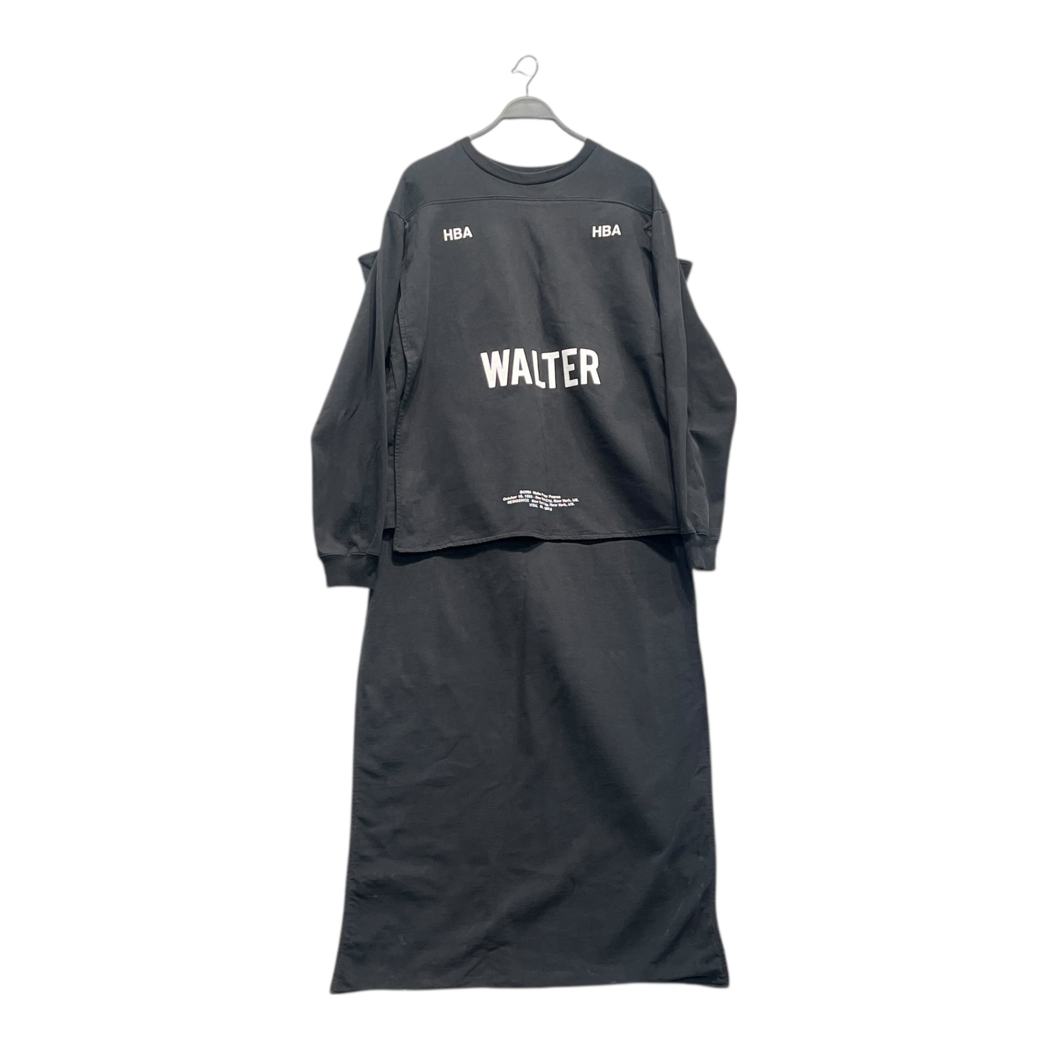 HOOD BY AIR./Tops/L/Graphic/Cotton/BLK/WALTER CAPE view 1