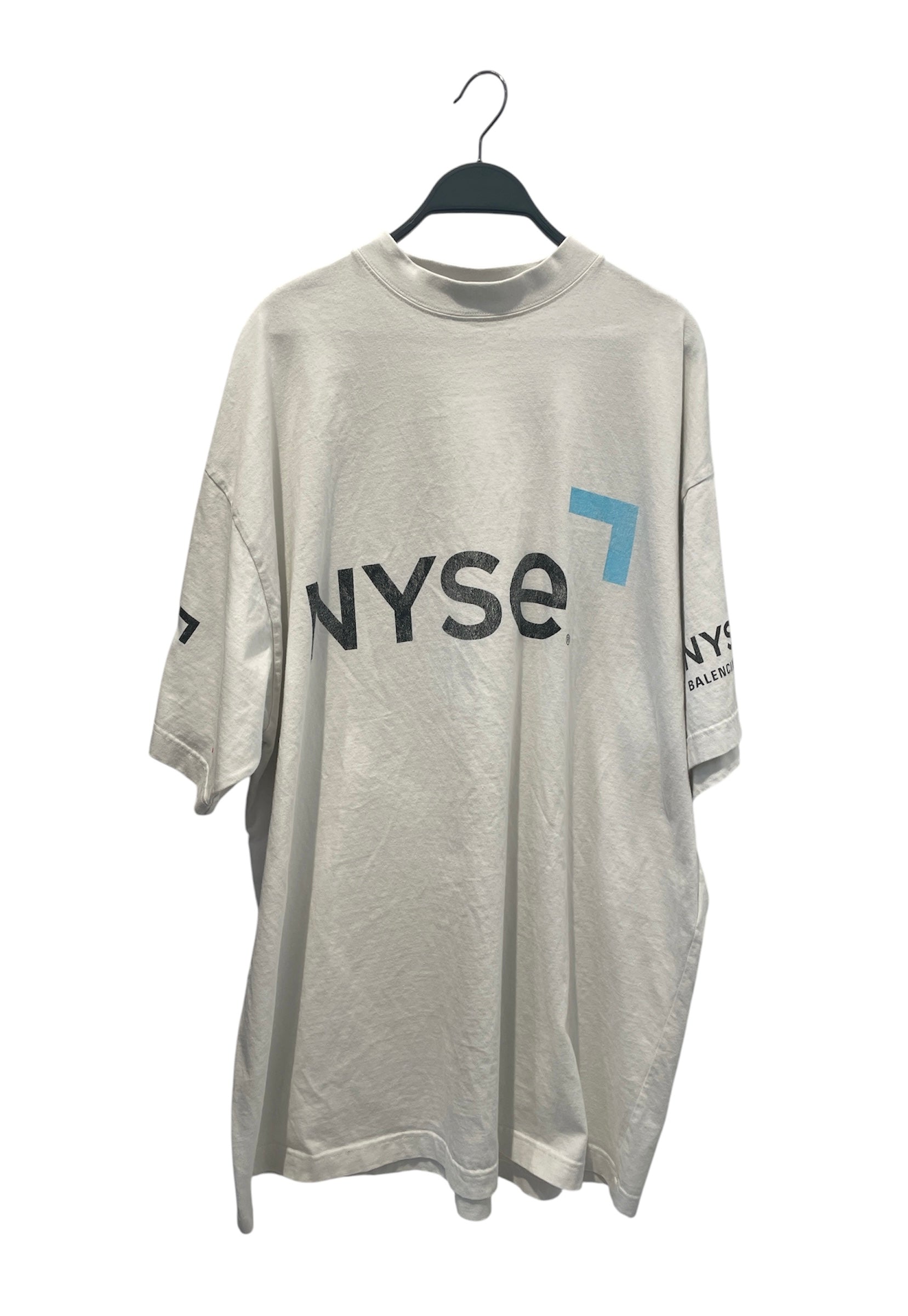 BALENCIAGA/T-Shirt/3/Cotton/WHT/Graphic/NYSE GRAPHIC view 1