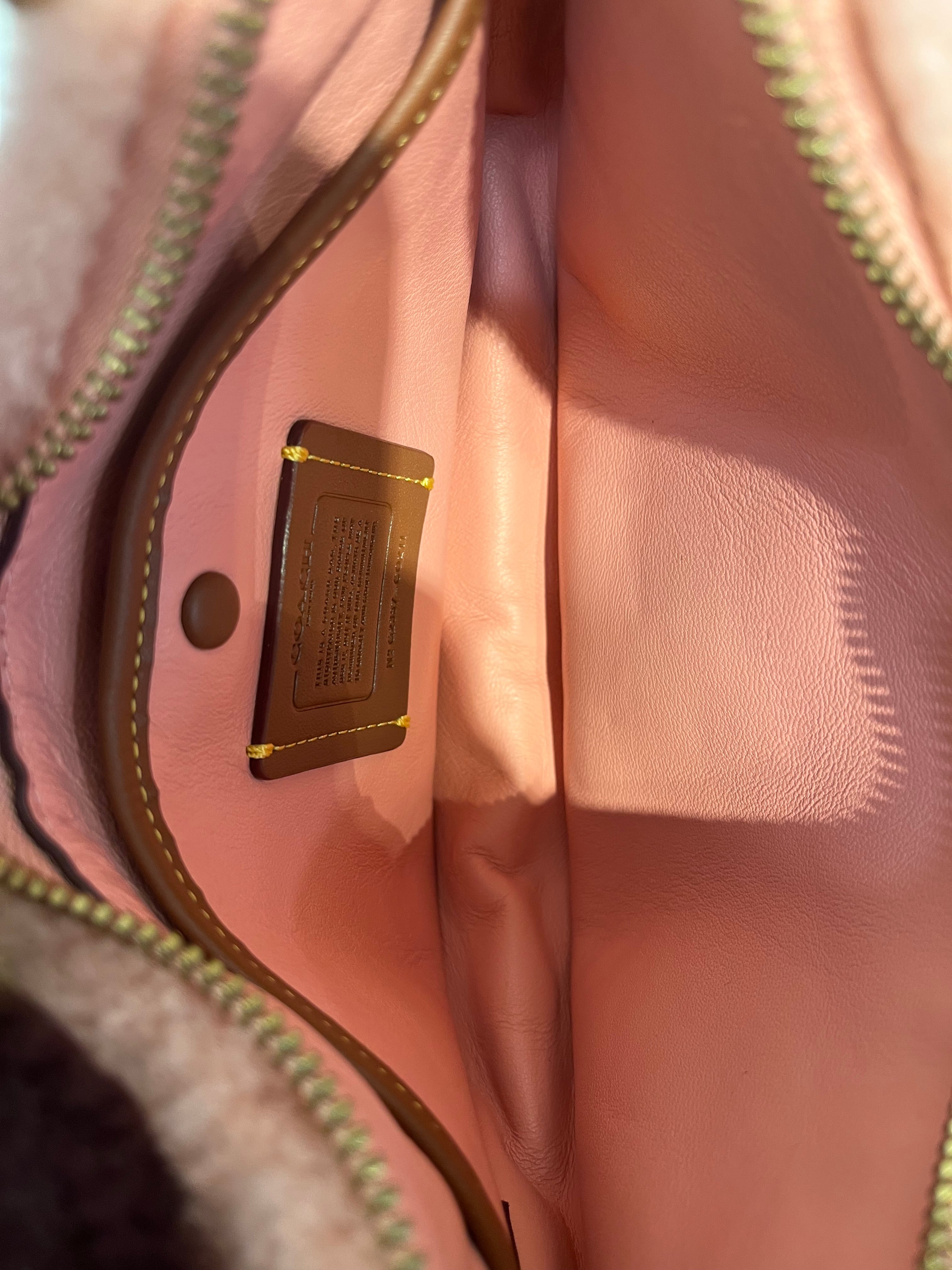 COACH/Bag/Cotton/PNK/MIRA SHERPA BAG view 6