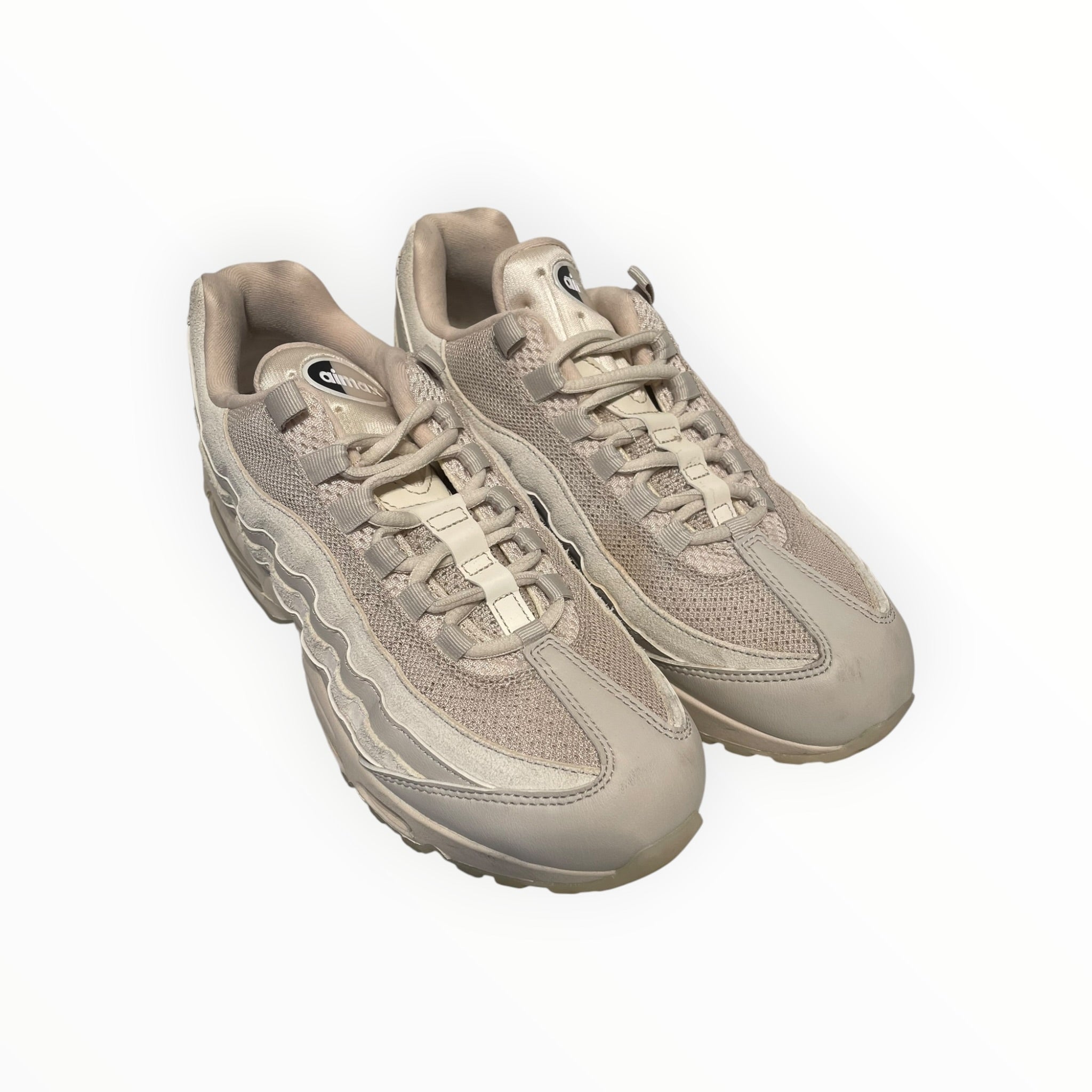 NIKE/AIR MAX 95 LIGHT/Low-Sneakers/US 9/Leather/CRM/IB6396-101 view 1