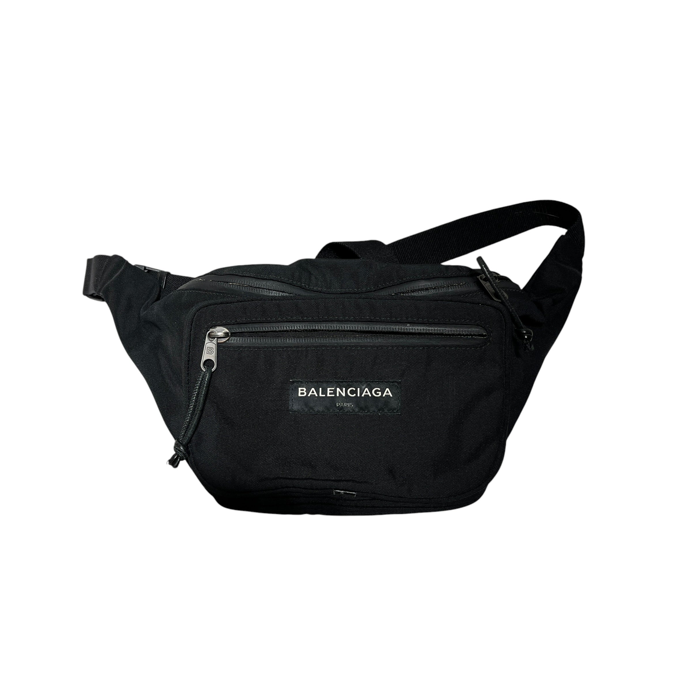 BALENCIAGA/Fanny Pack/Nylon/BLK/explorer belt bag view 1