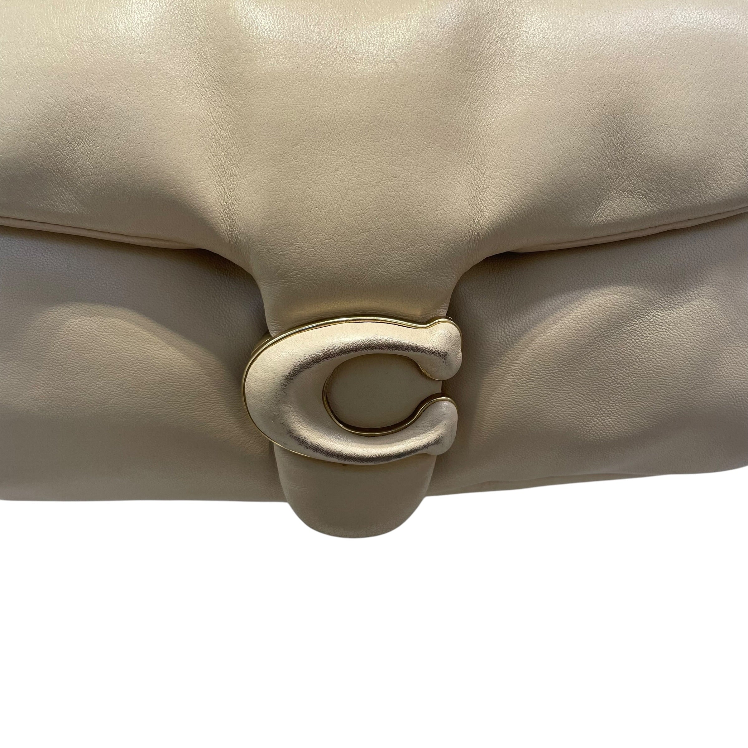 COACH/Cross Body Bag/Leather/BEG/PLUSH/TAN W BRASS HARDWARE view 3