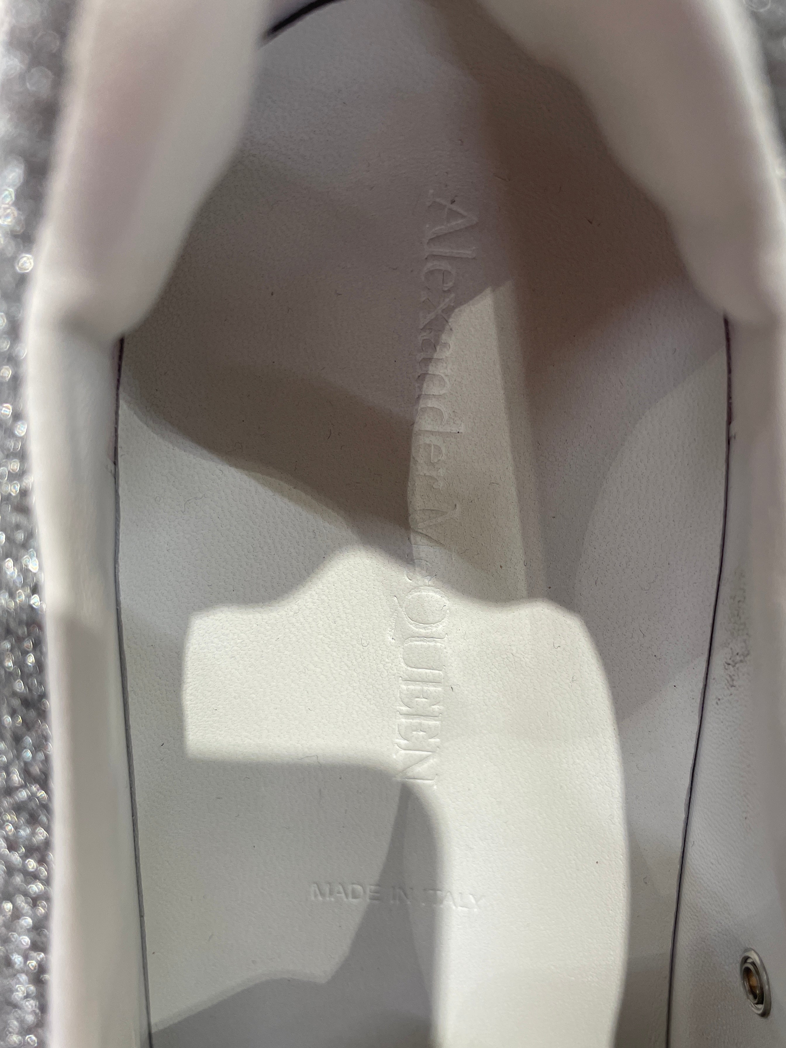 Alexander McQueen/Low-Sneakers/EU 46/Leather/WHT/DECK PLIMSOLL view 3