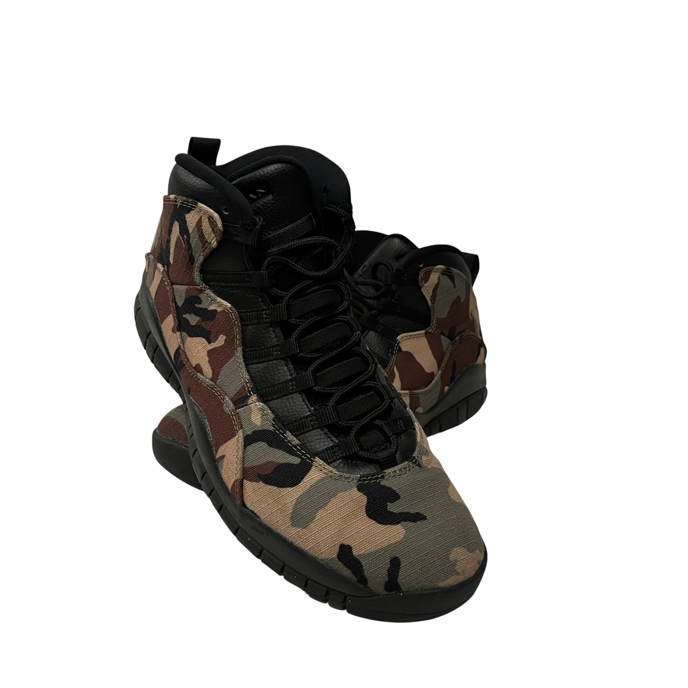 JORDAN BRAND/Hi-Sneakers/US 12/Camouflage/Cotton/MLT/jordan 10 camo view 3
