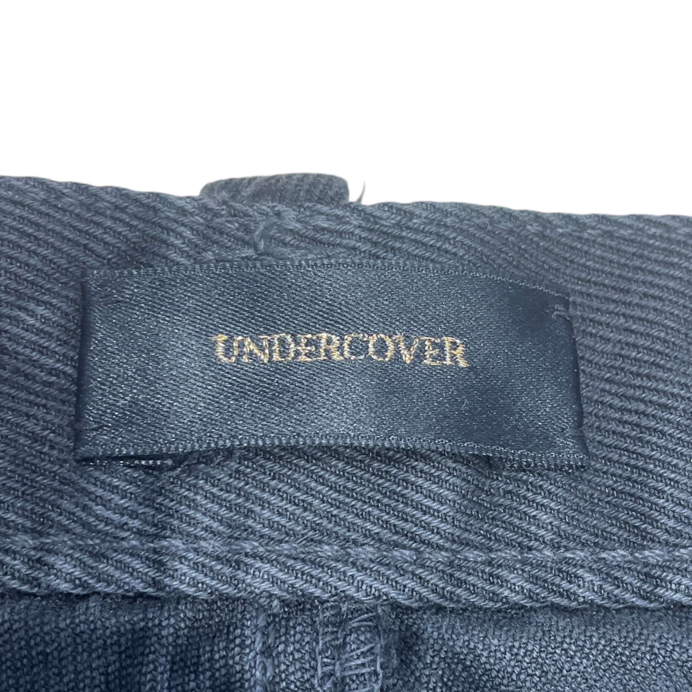UNDERCOVER/Shorts/1/Cotton/BLK/Button Fly/ view 3