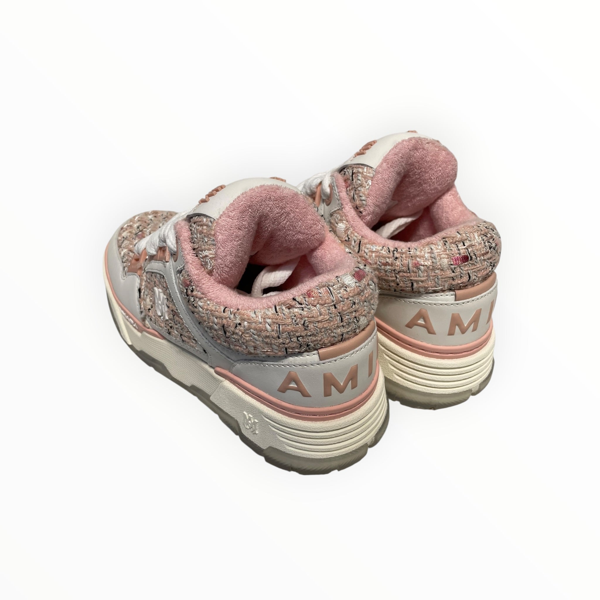 AMIRI/Low-Sneakers/US 6/Cotton/PNK/tweed pattern view 2