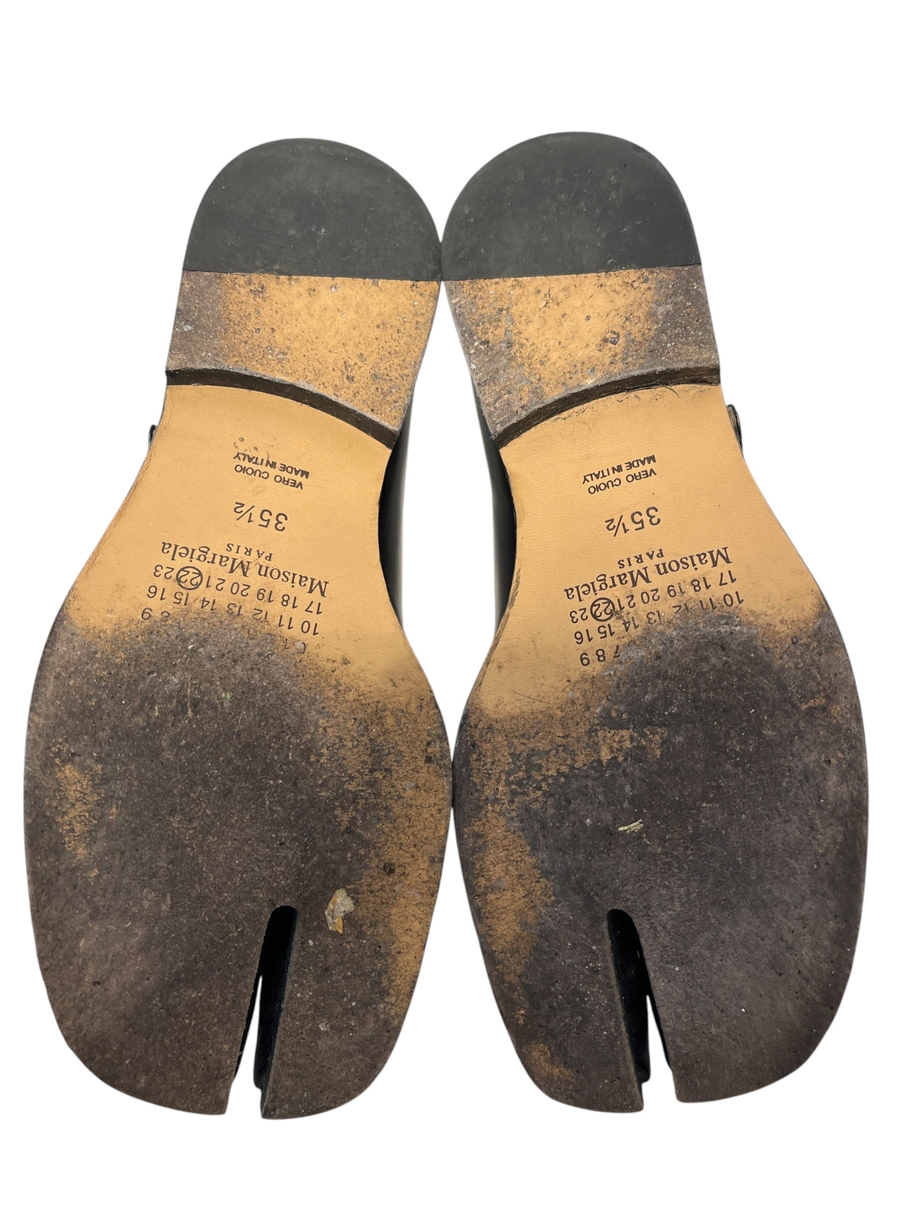 Maison Margiela/Heels/EU 35.5/Leather/BLK/Mary Jane Tabbys view 4