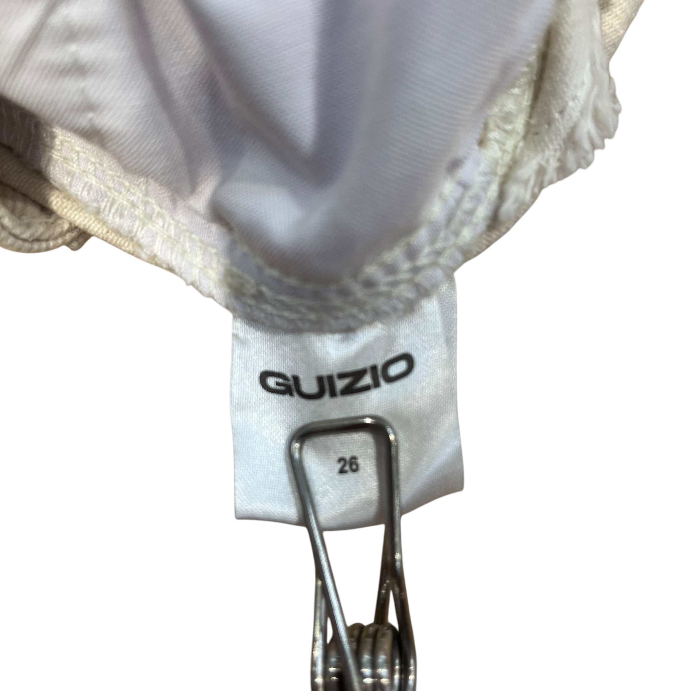 GUIZIO/Bottoms/26/Denim/CRM/boro stitching view 6