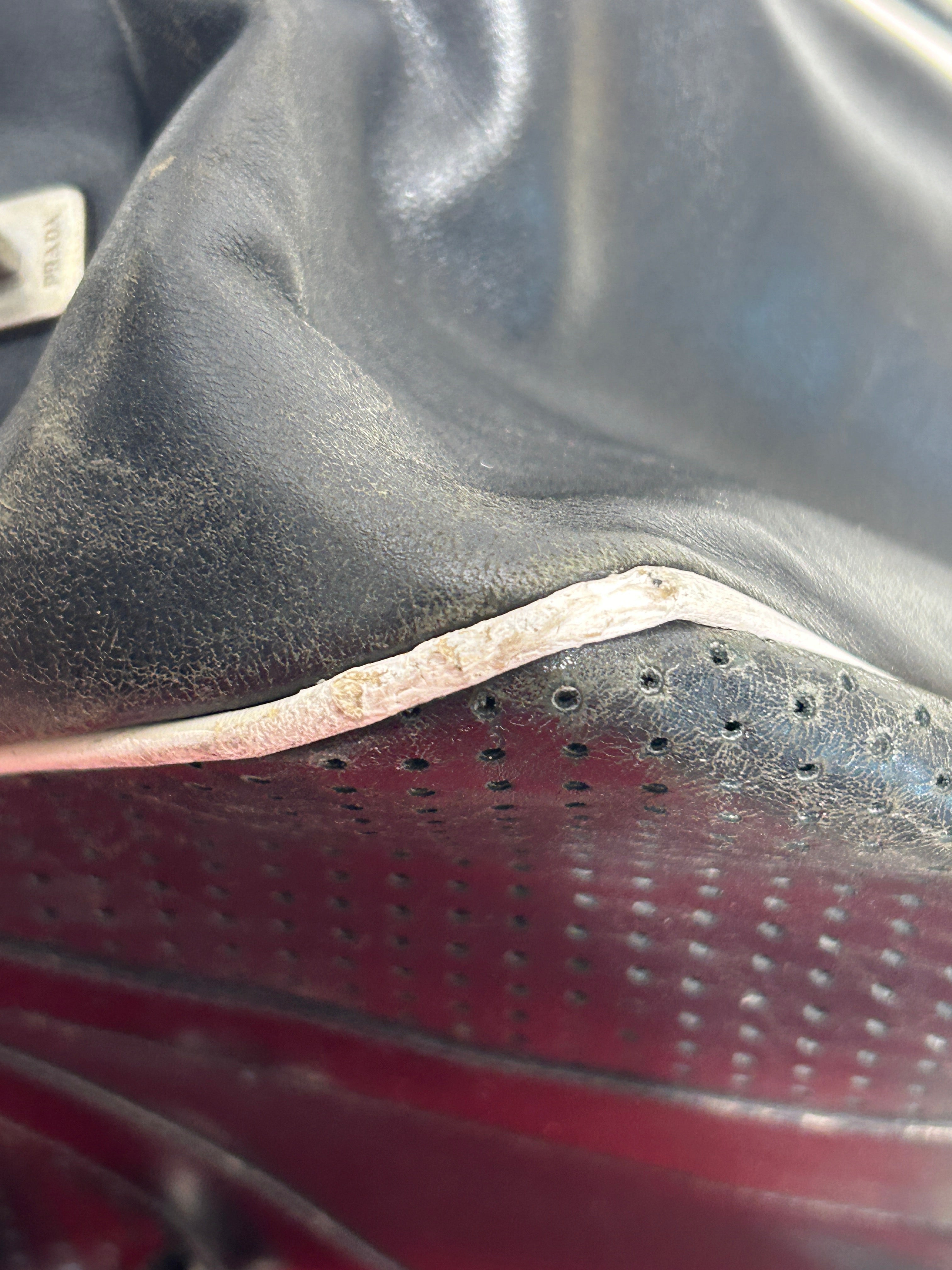 PRADA/Bag/Leather/BLK/ENAMELED TRIANGLE BAG view 9