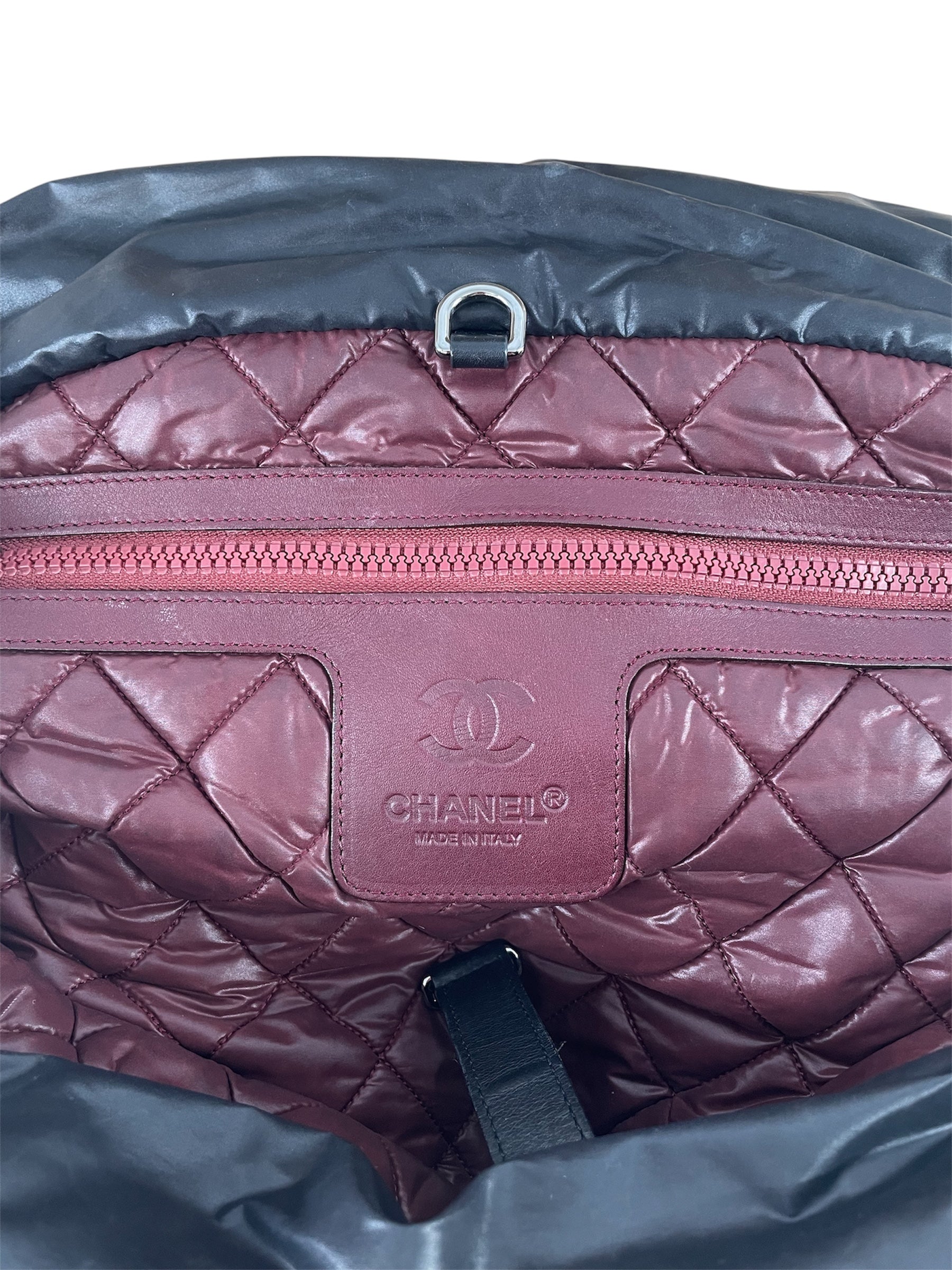 CHANEL/Bag/Nylon/BLK/COCO COCOON view 4