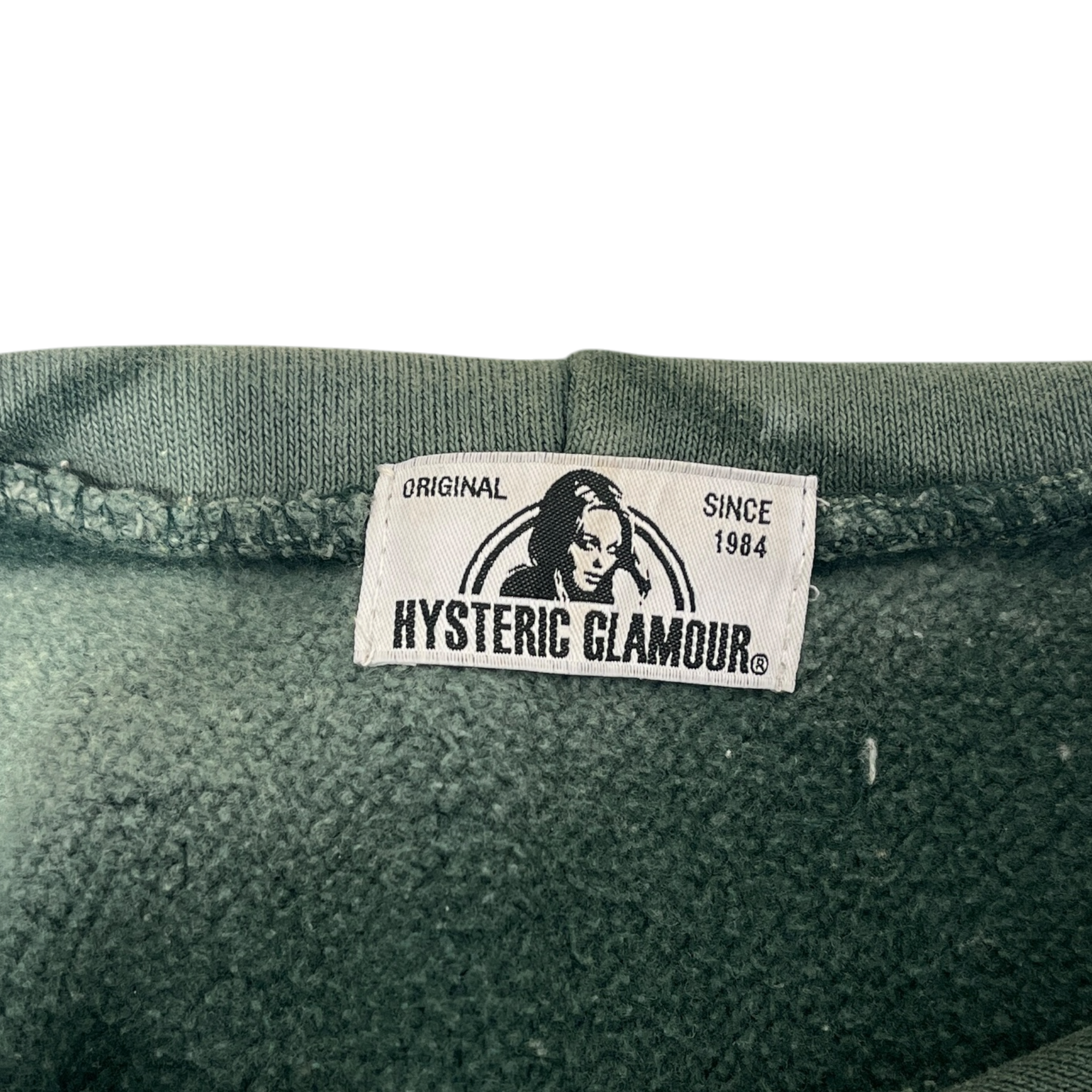 HYSTERIC GLAMOUR/Hoodie/Cotton/GRN/DISTRESSED/hysteric prints view 3