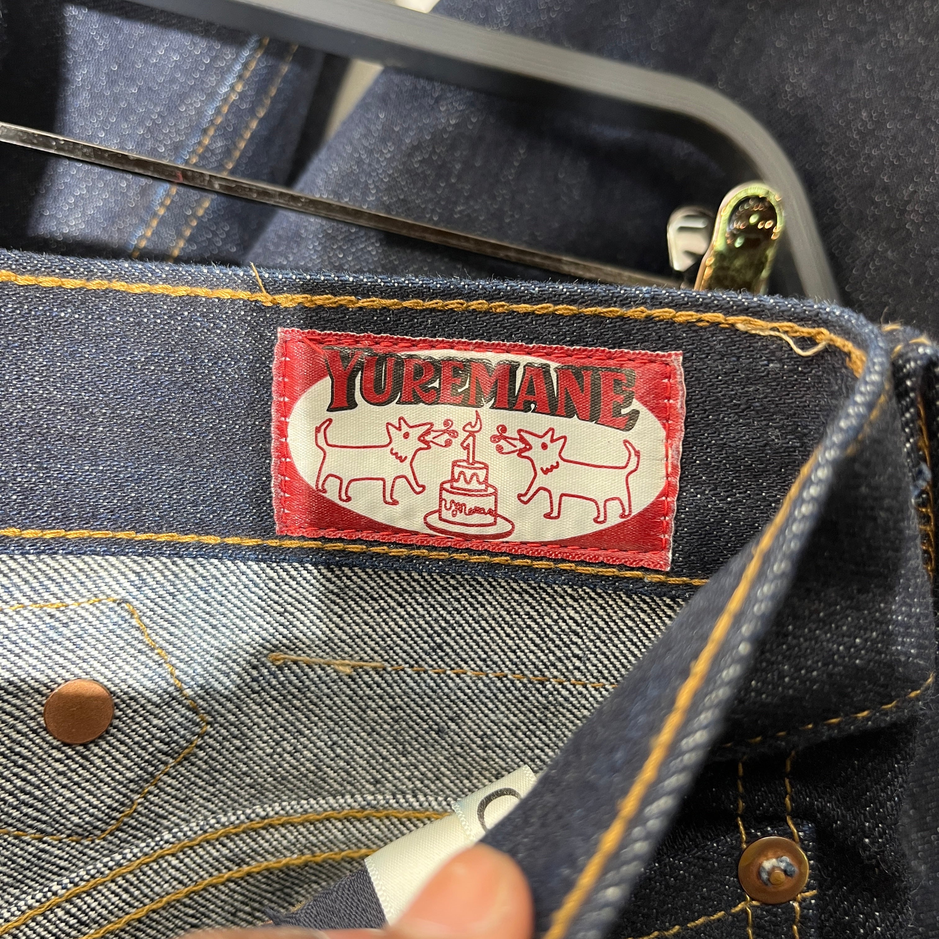 Yuremane/Pants/0/Denim/NVY/big boy selvedge view 6
