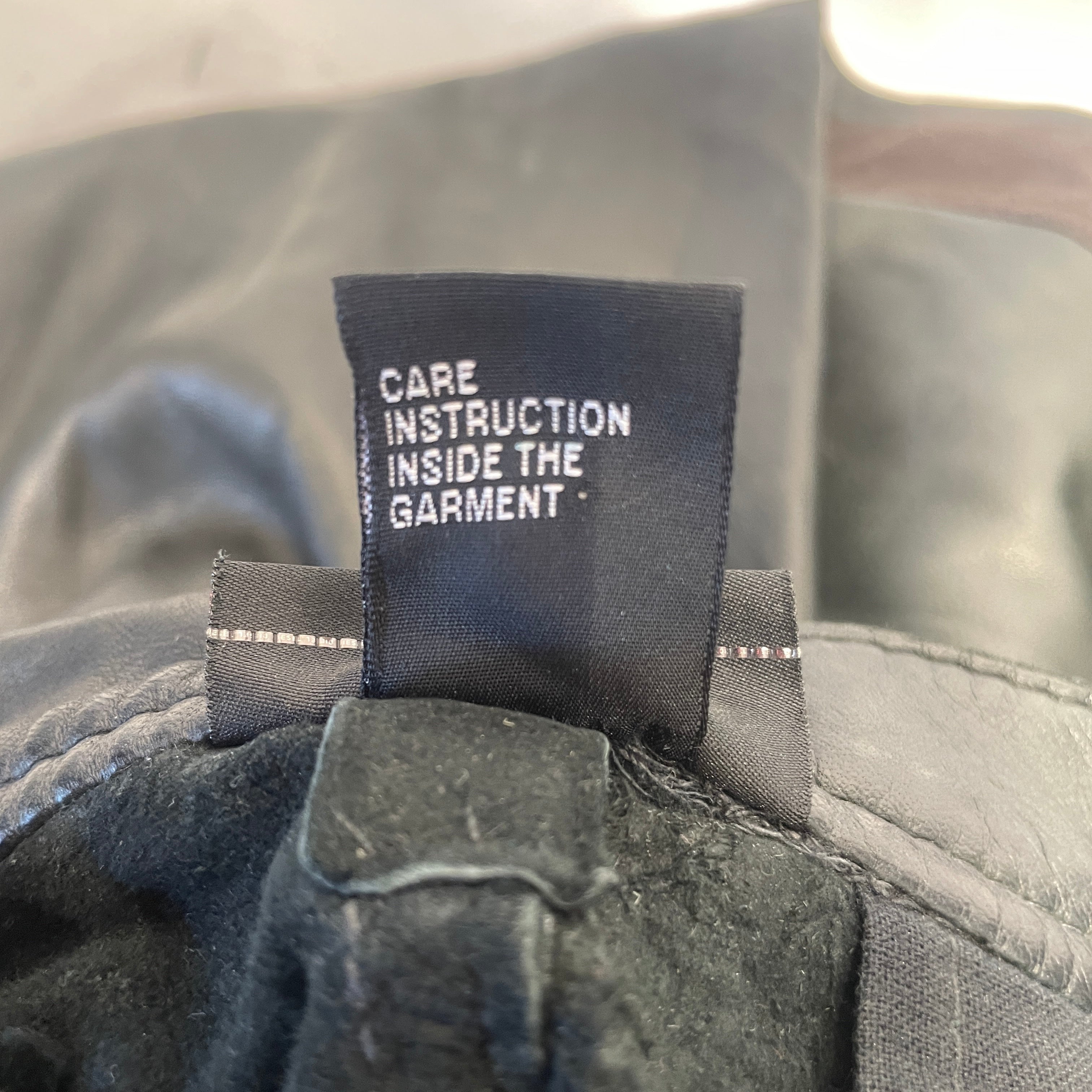 DIESEL/Straight Pants/26/Leather/BLK/LOW RISE LEATHER CUFFED PANT view 5