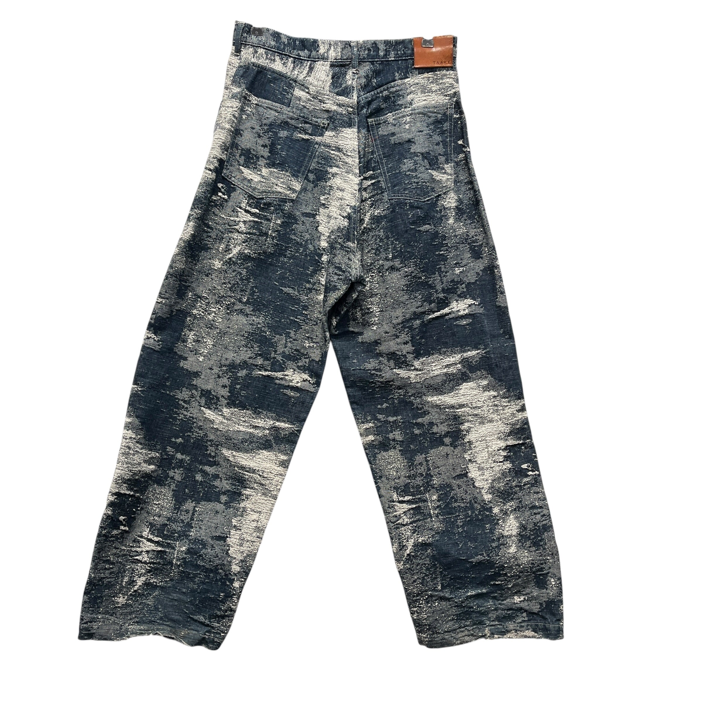TAAKK/Pants/34/Denim/BLU/patchwork darning view 2