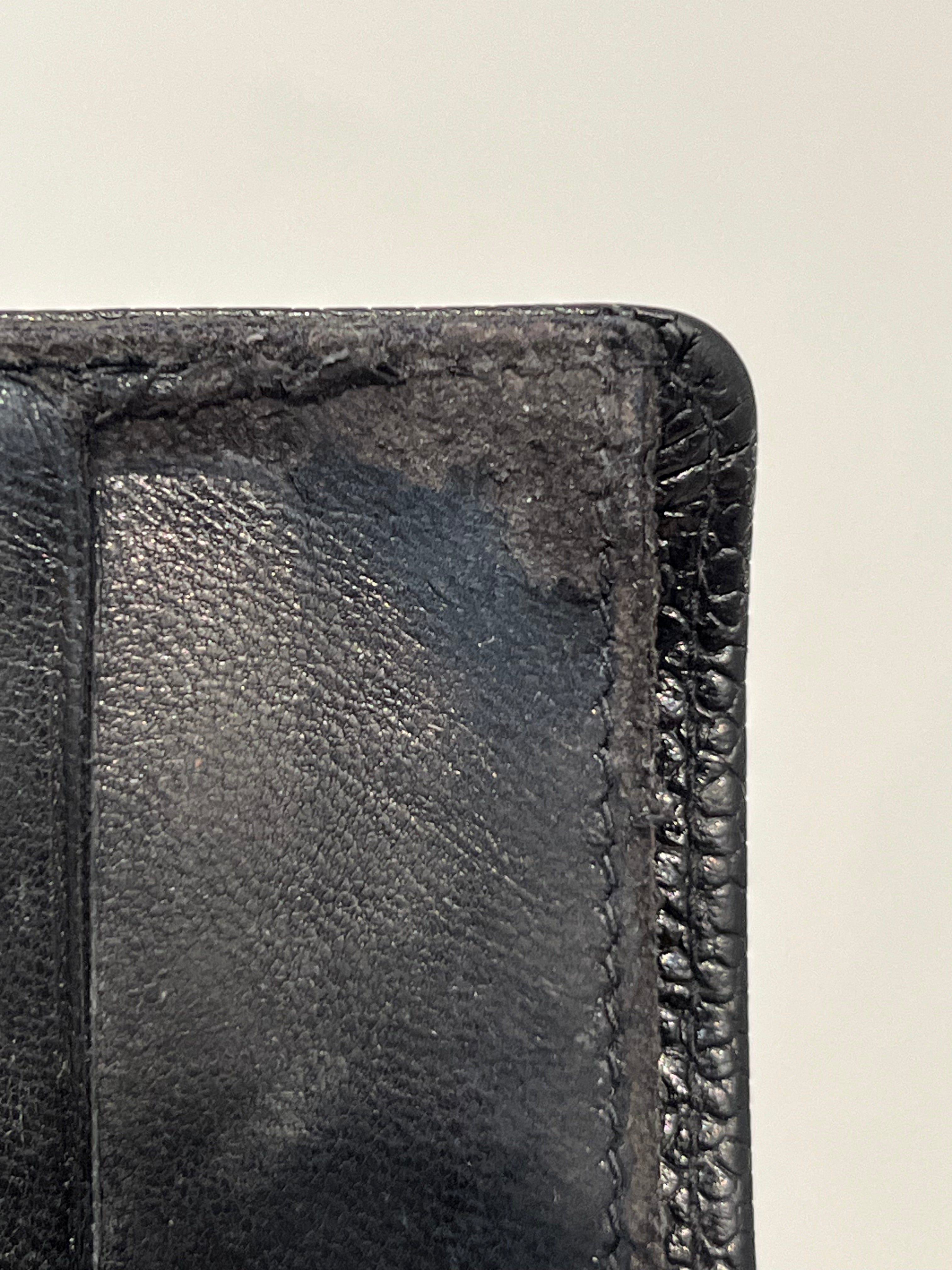 CHANEL/Long Wallet/Leather/BLK/L's/double c view 8