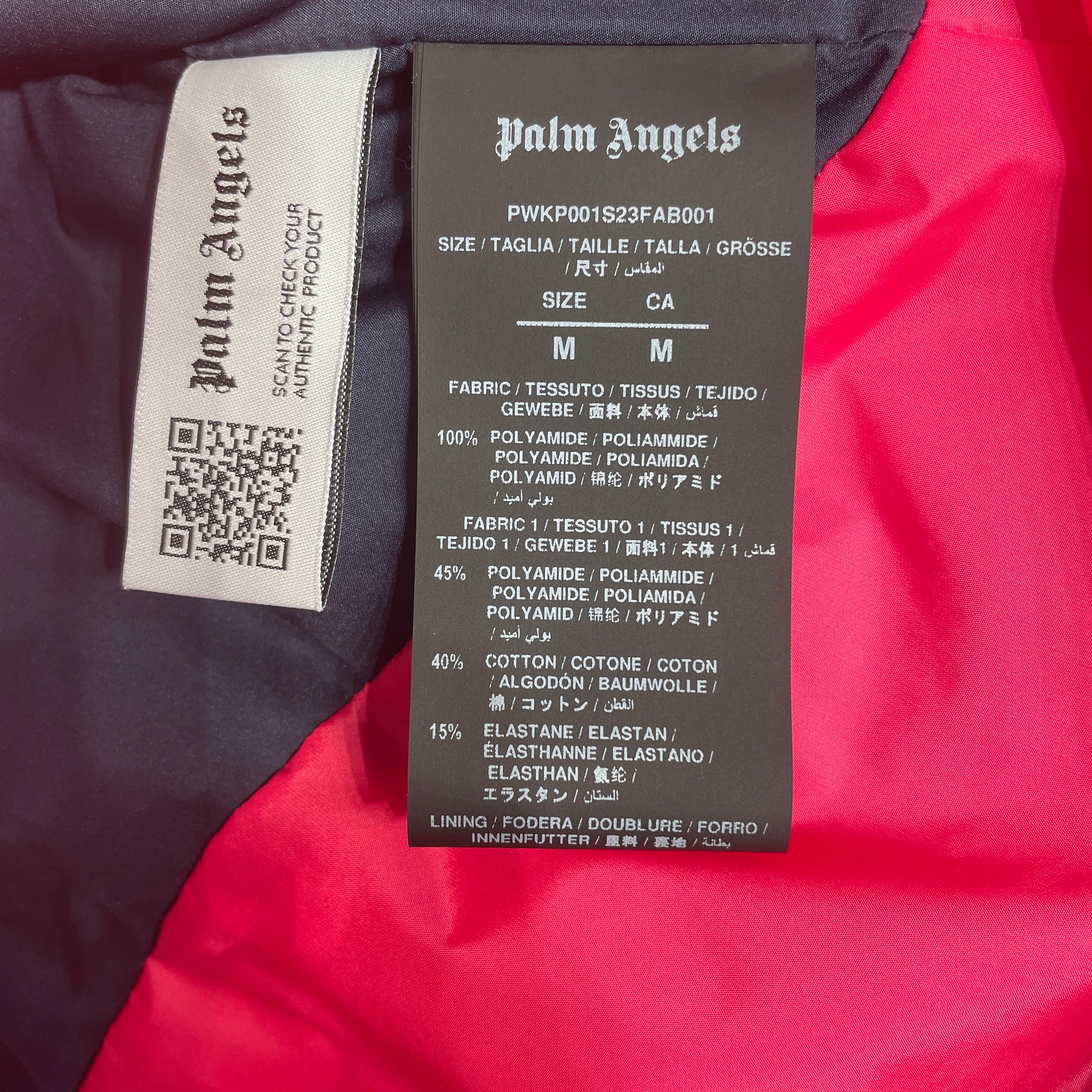 Palm Angels/Jacket/M/Nylon/MLT/ski jacket, pink & purple view 3