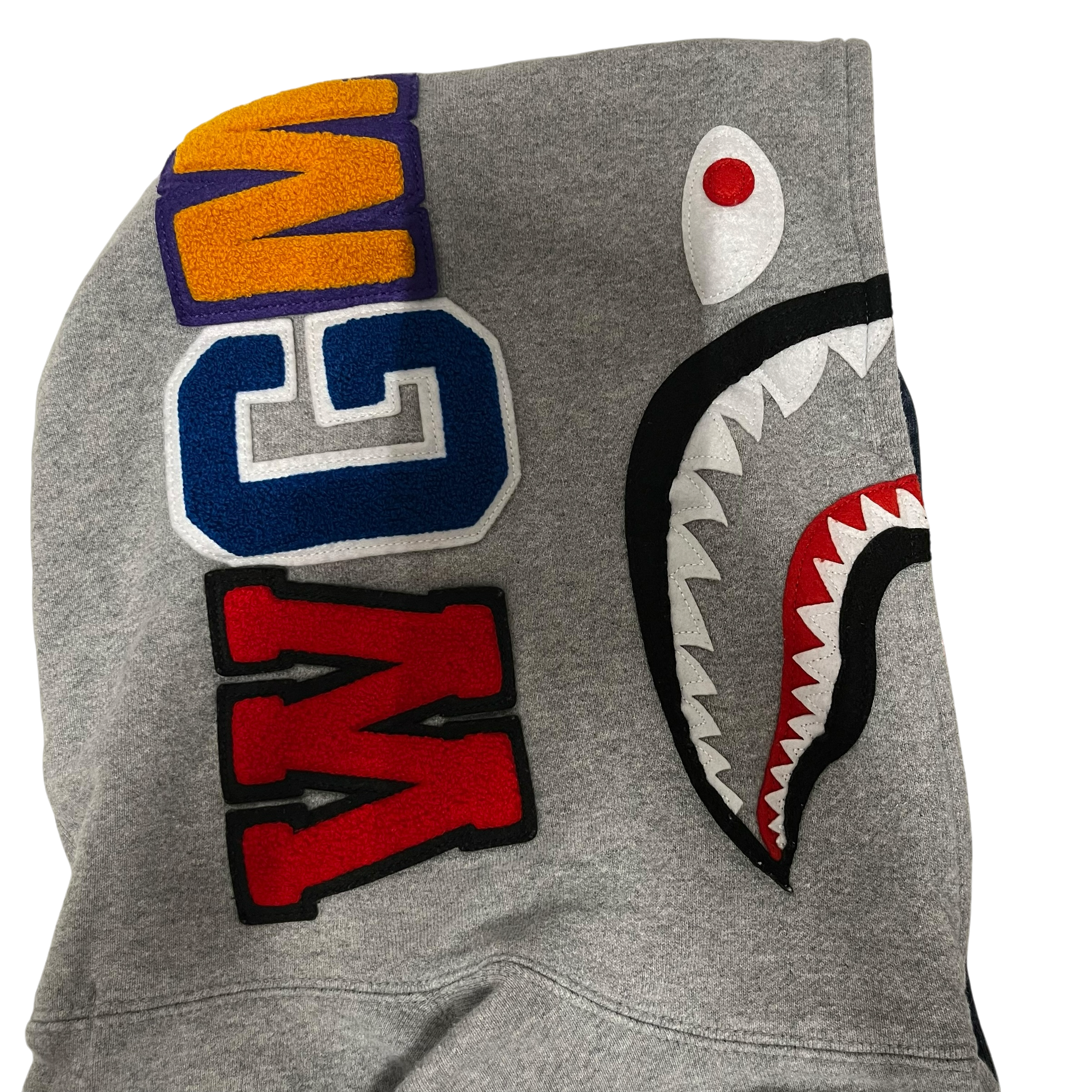 A BATHING APE/Hoodie/S/Cotton/GRY/abc pullover view 4
