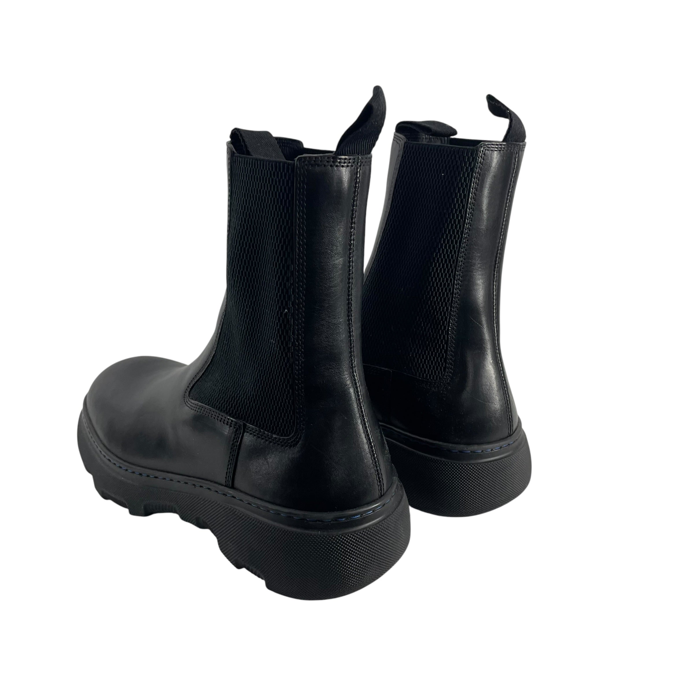 BURBERRY/Chelsea Boots/EU 40.5/Leather/BLK/CREEPER/ITCALOC935MON view 2