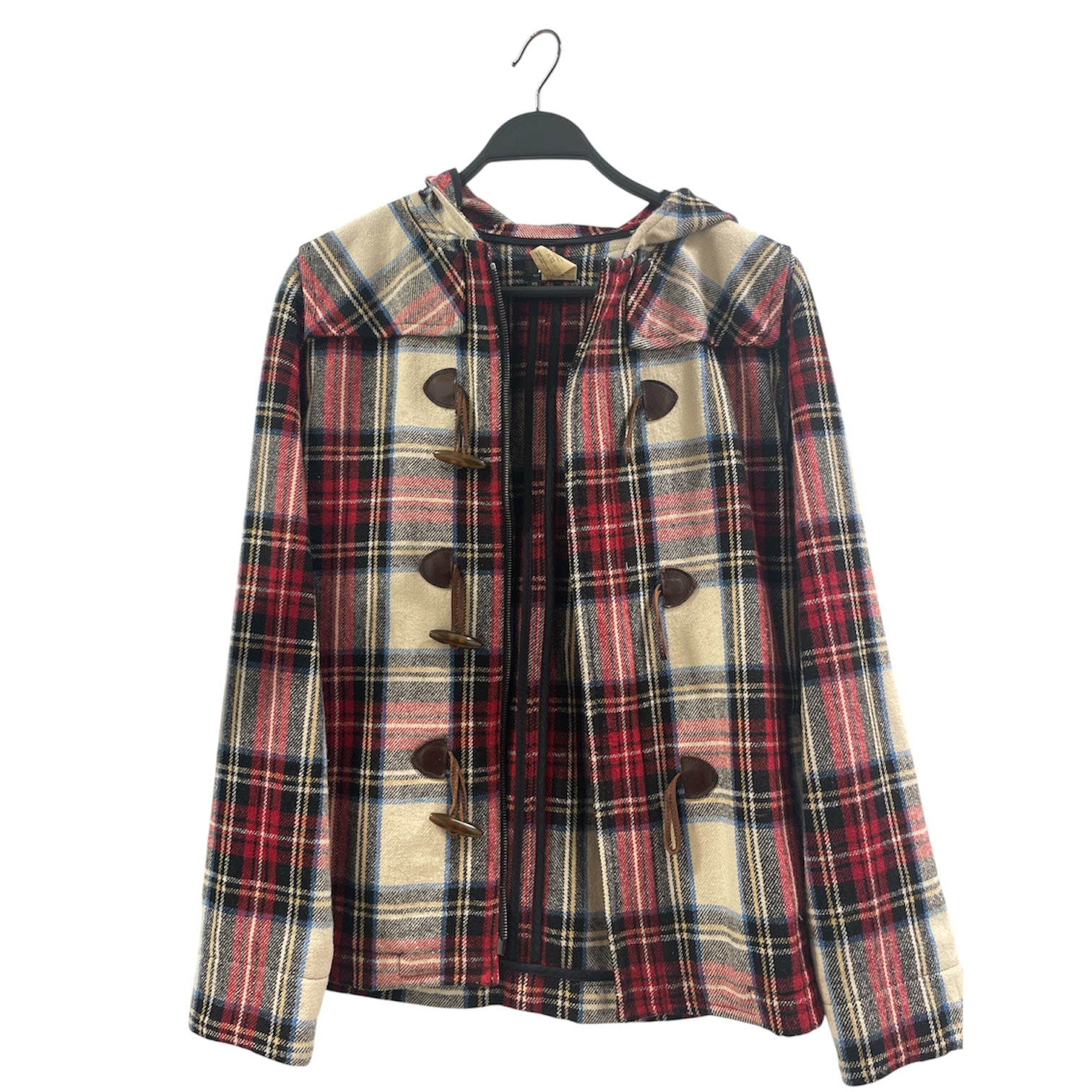 A.P.C./Trench Coat/M/Cotton/red plaid apc fisherman coat view 1