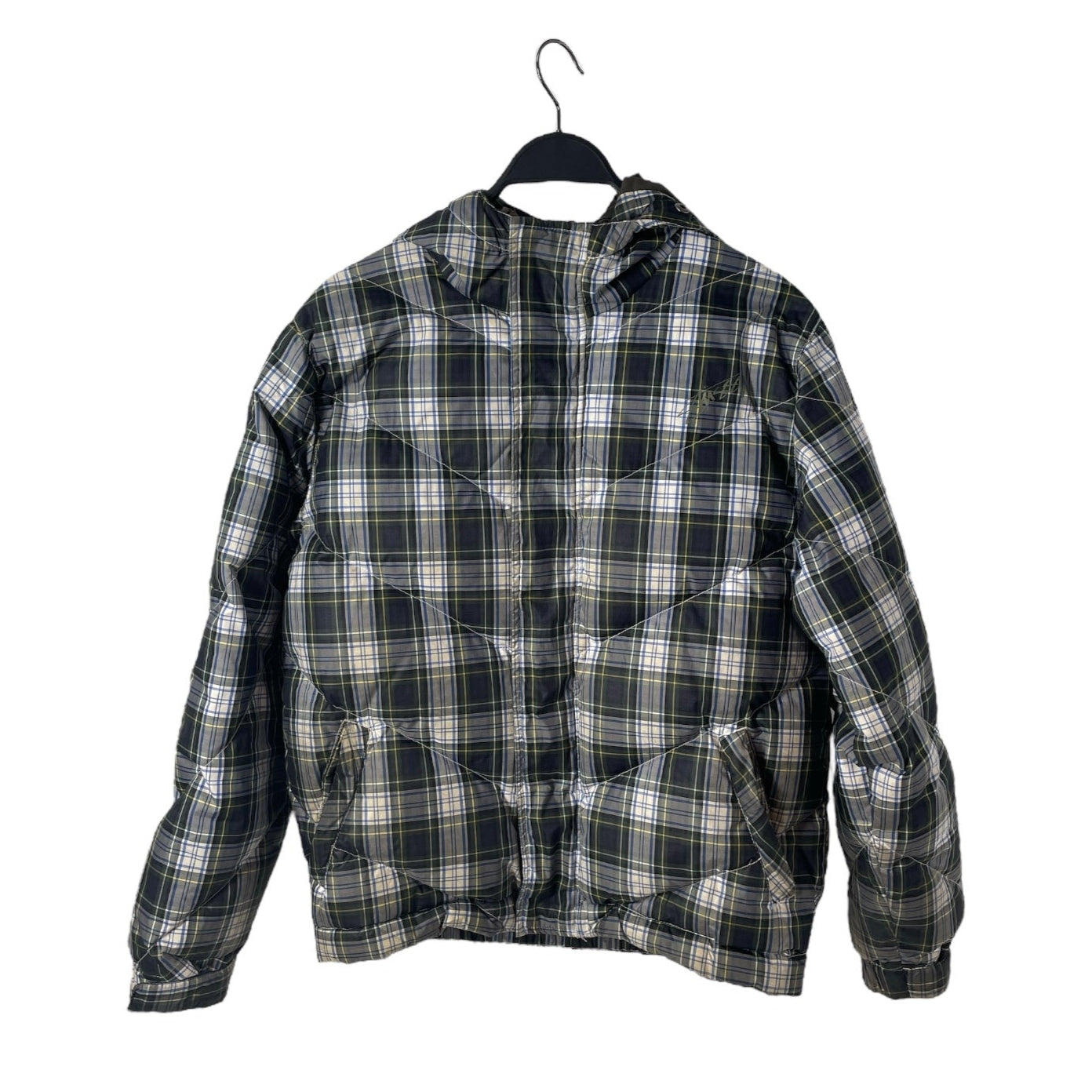 STUSSY/Puffer Jkt/S/Nylon/SLV/Border/rn94974 view 1