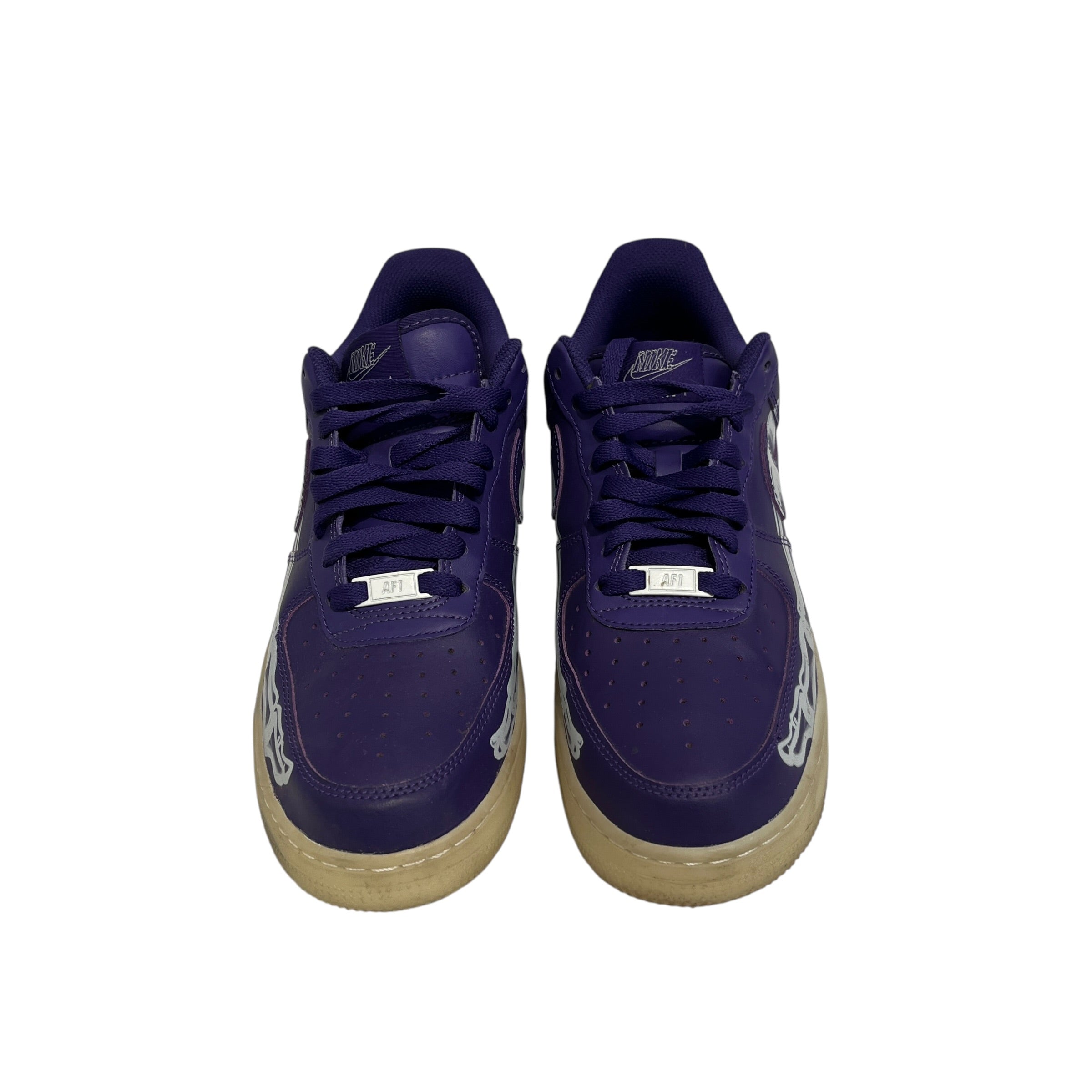 NIKE/Low-Sneakers/af1 low purple skeleton view 2