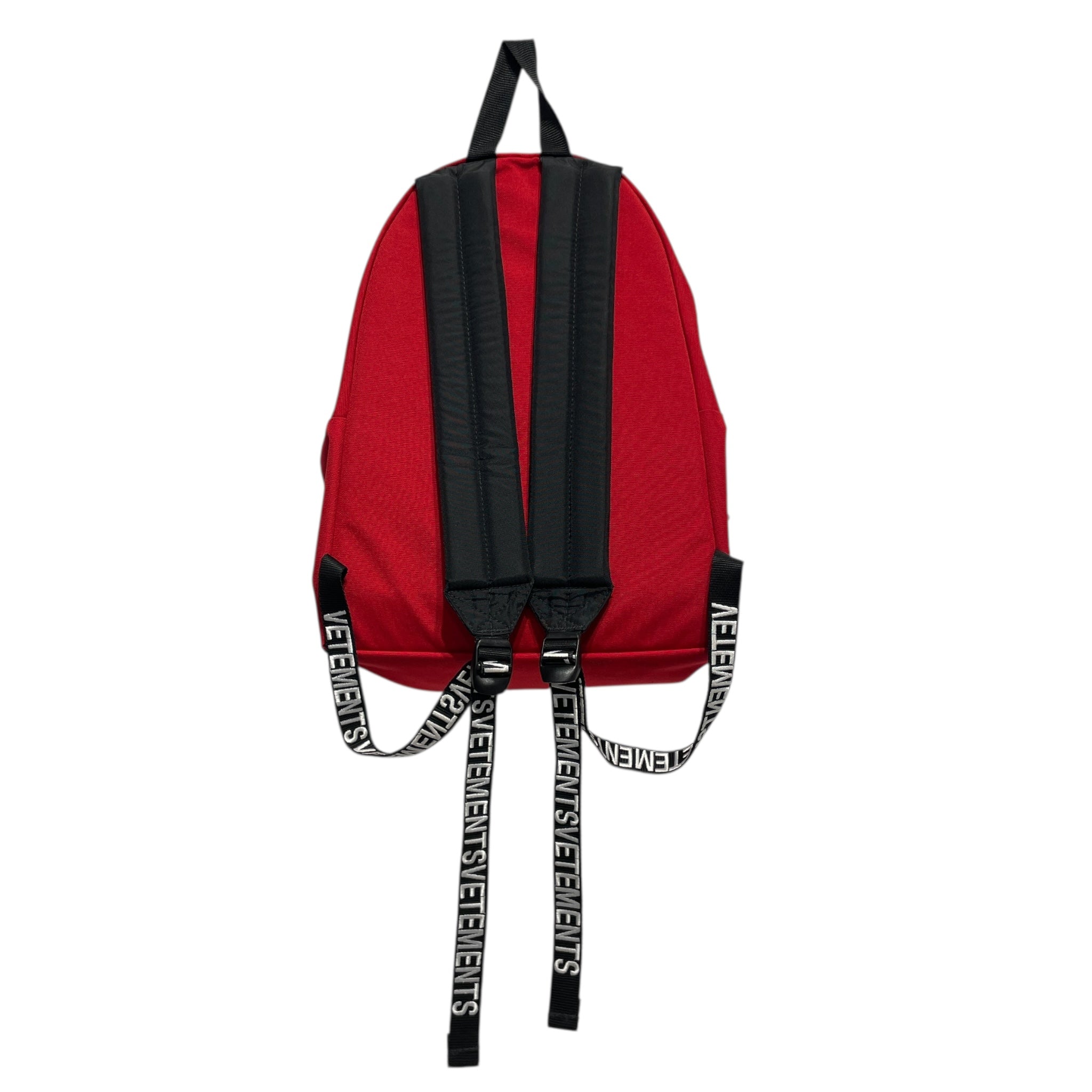 VETEMENTS/Bag/Polyester/RED/bookbag view 2