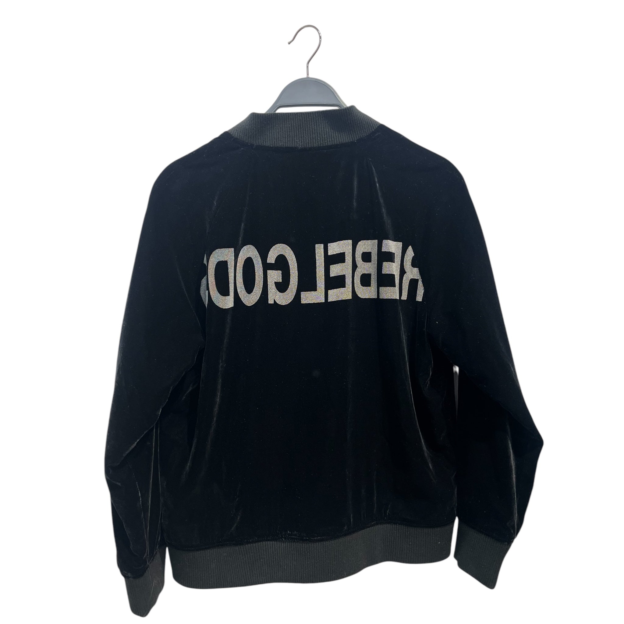 UNDERCOVERISM/Jacket/S/Velour/BLK/Graphic/CRACKED BACKWORKS REBELGODS view 2