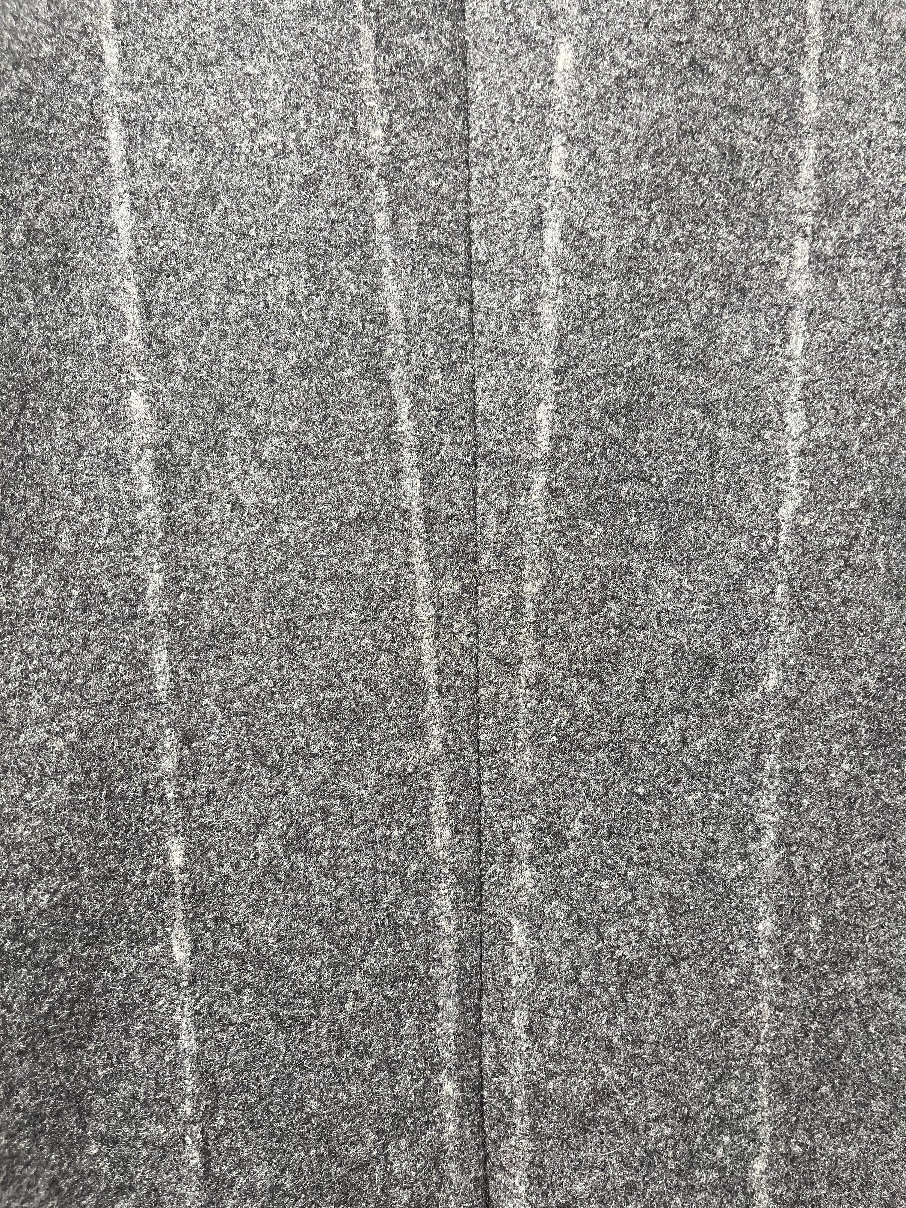 JIL SANDER/Coat/46/Wool/GRY/Stripe/127105 view 3
