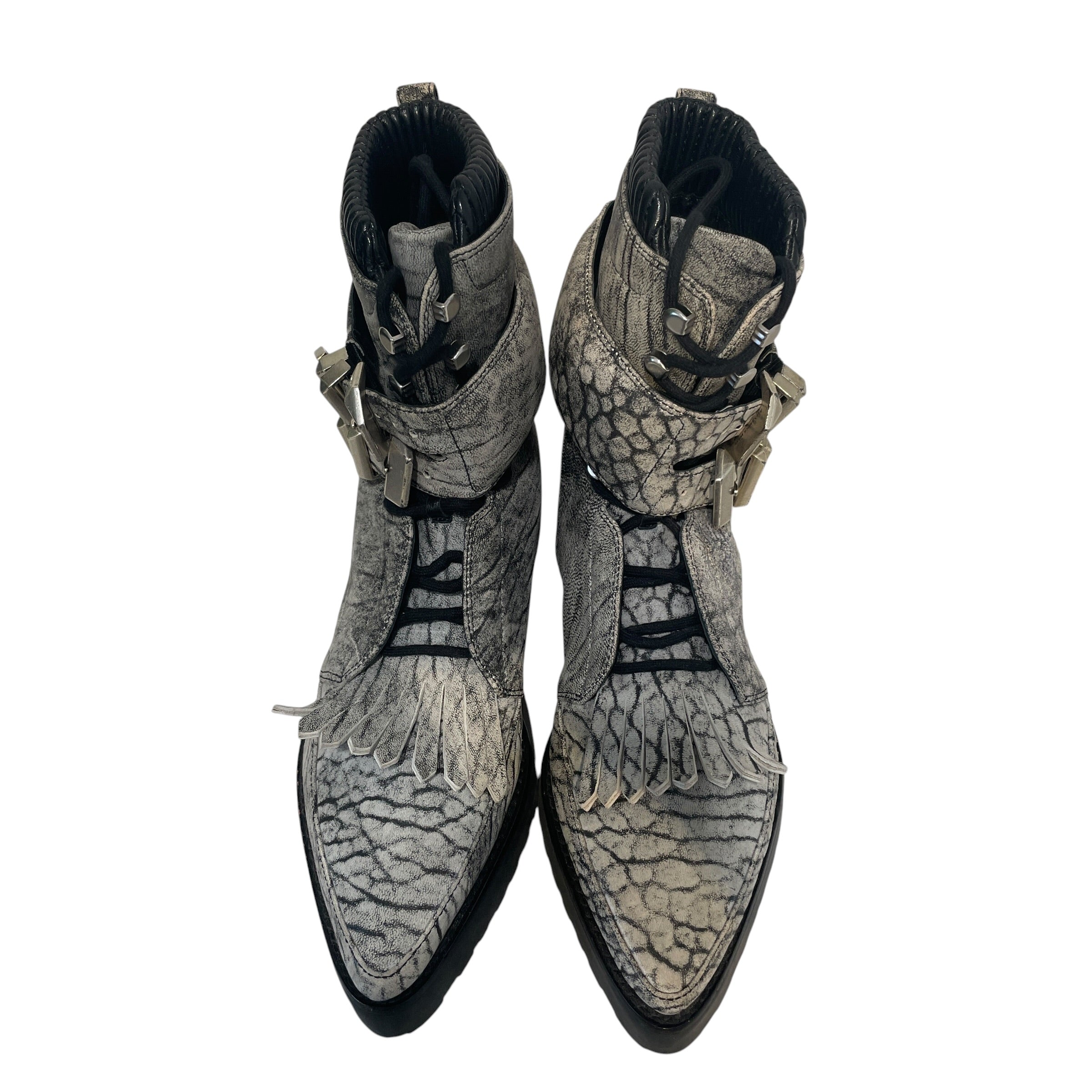 Alexander Wang/Boots/EU 38/Leather/SLV/Frankie Creeper Boots view 3