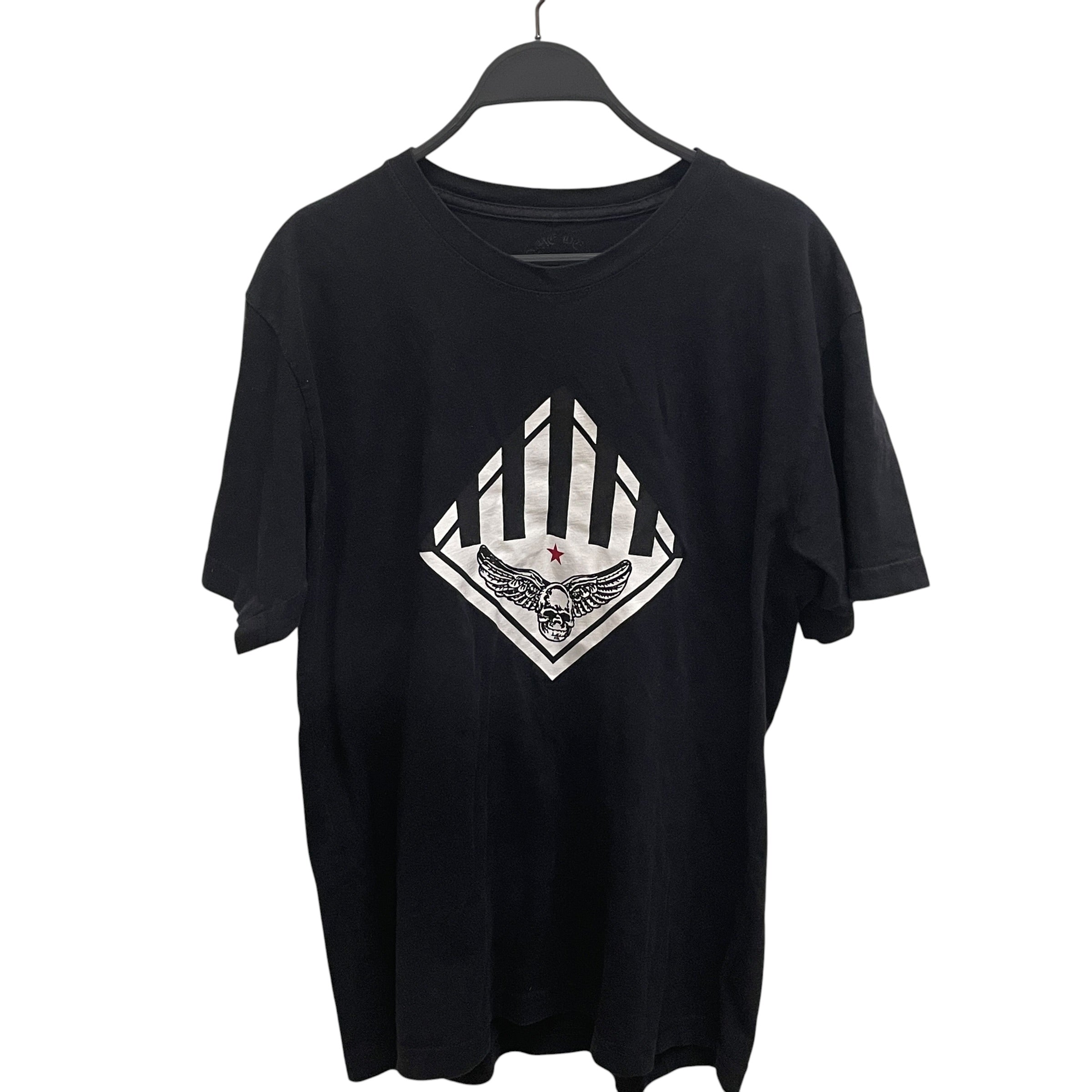 CHROME HEARTS/T-Shirt/L/Cotton/BLK/FOTI/ WINGED SKULL view 1