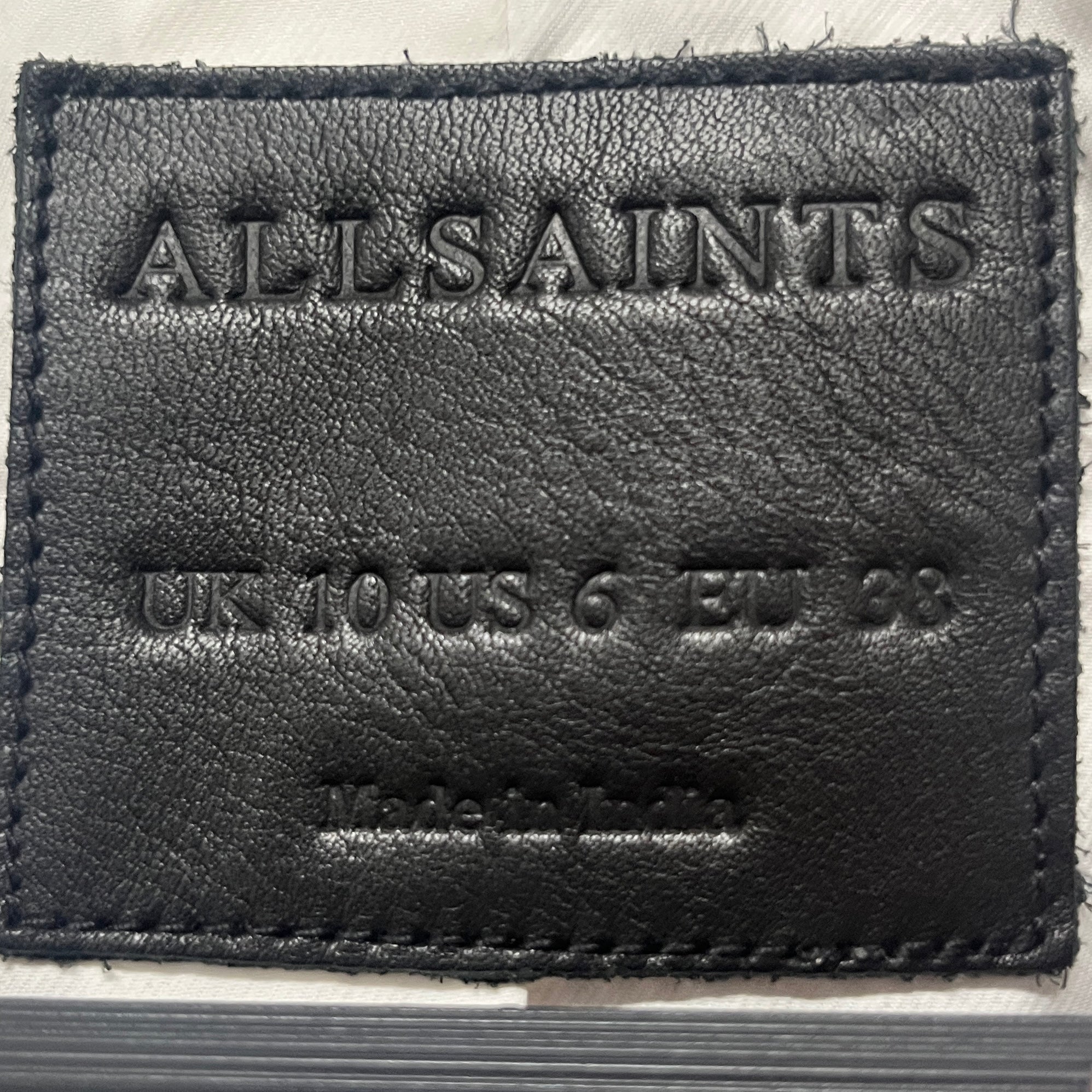 ALLSAINTS/Leather Jkt/6/Leather/PNK/CROPPED view 3