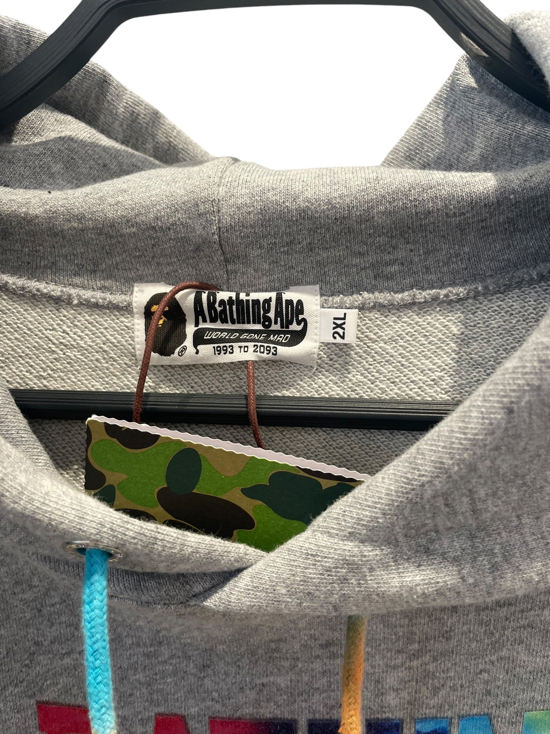 A BATHING APE/Hoodie/XXL/Cotton/GRY/Tie Die Hoodie view 3