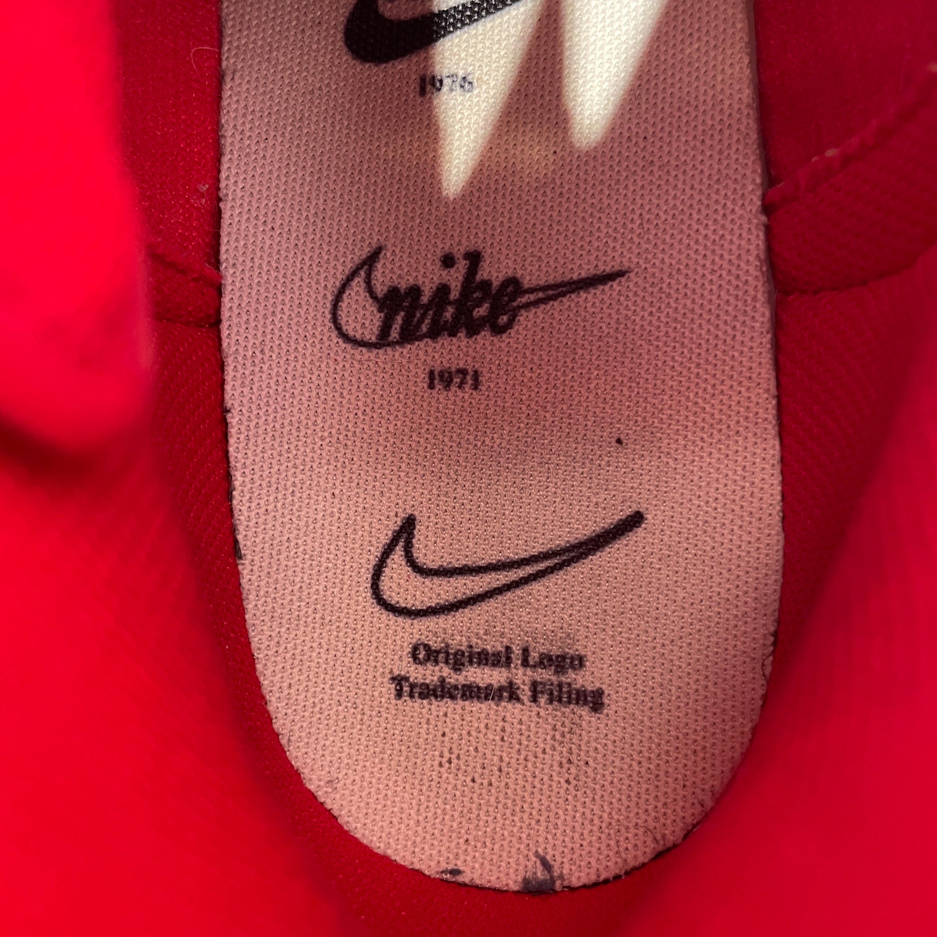 NIKE/Hi-Sneakers/US 8/Leather/RED/first use red view 3