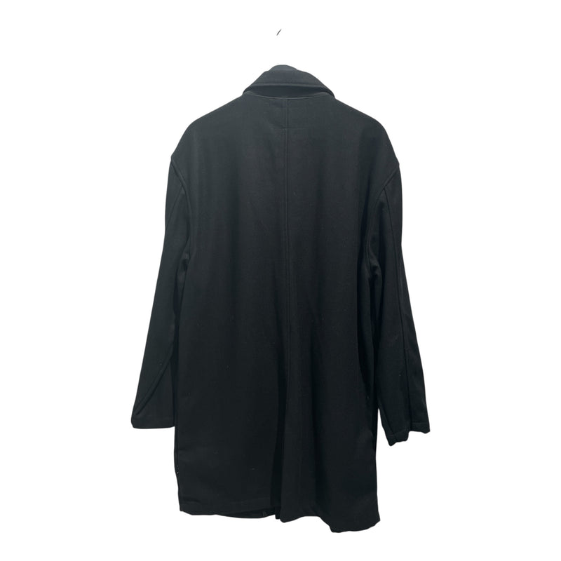 STUSSY/Trench Coat/XL/Wool/BLK/