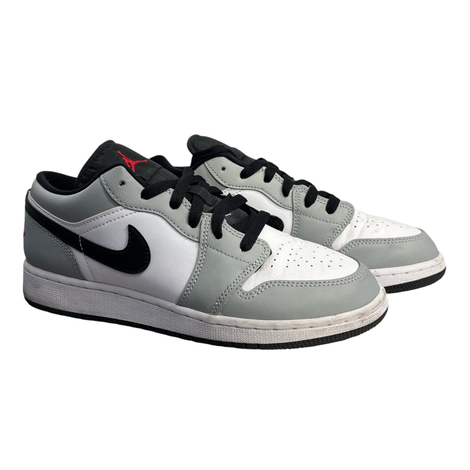 JORDAN BRAND/Low-Sneakers/US 6.5/Leather/SLV/jordan 1 low view 1