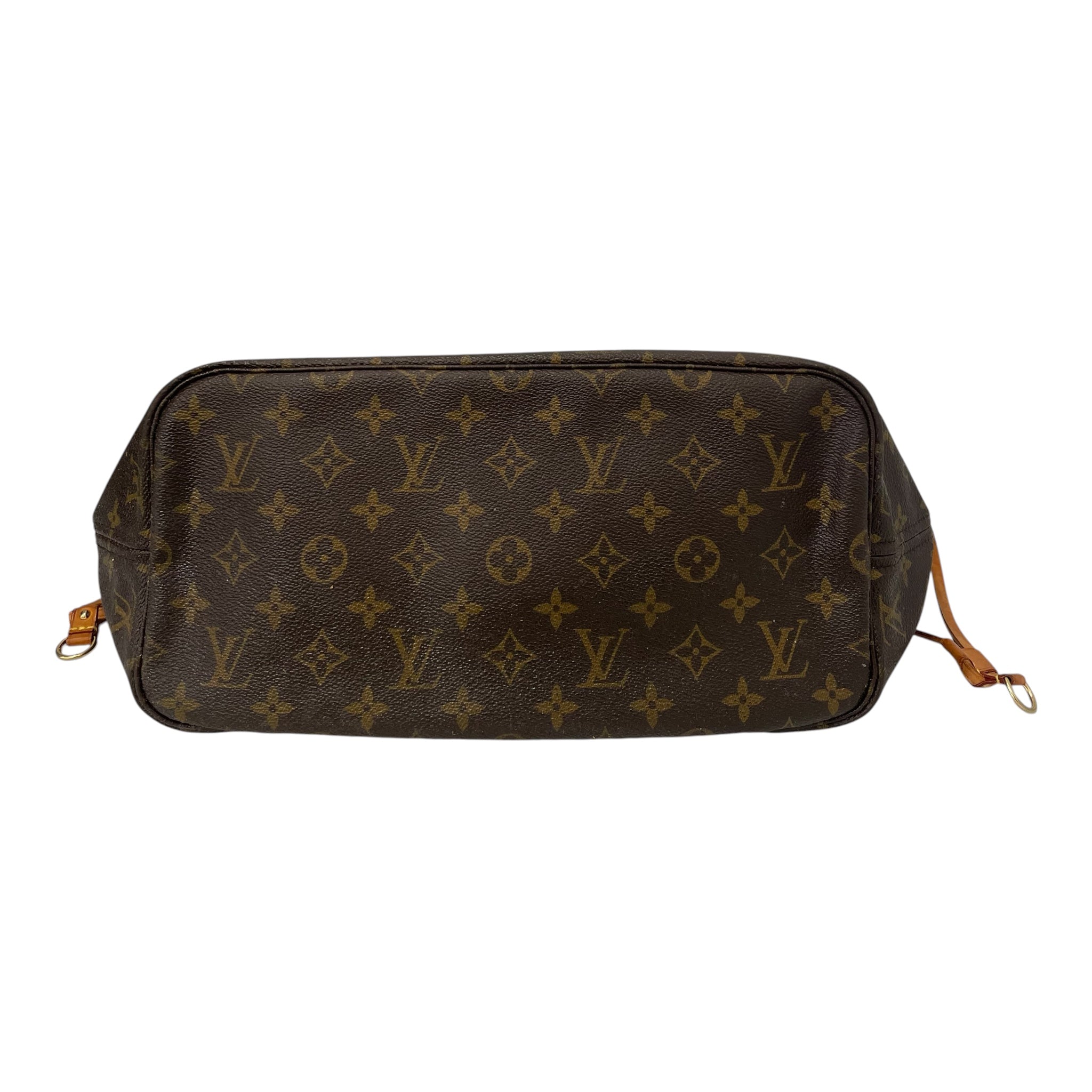 LOUIS VUITTON/Tote Bag/Monogram/Leather/BRW/NEVERFULL view 3