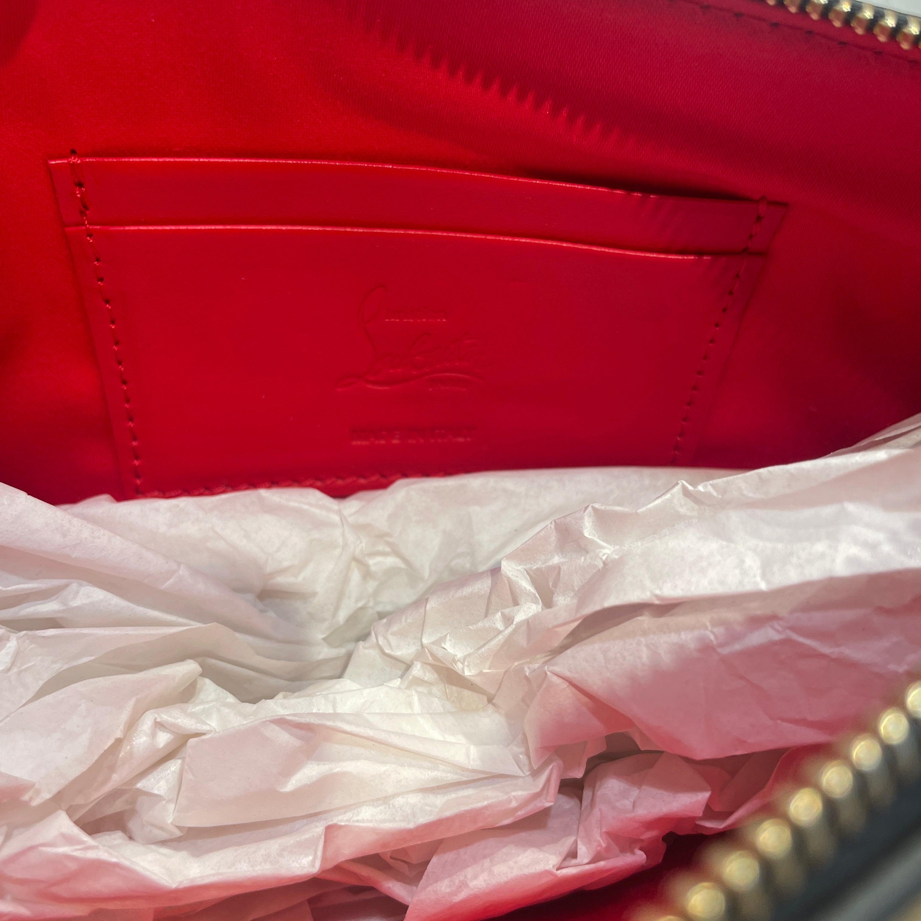 Christian Louboutin/Hand Bag/Leather/BLK/Loubila Leather Pouch Bag view 7