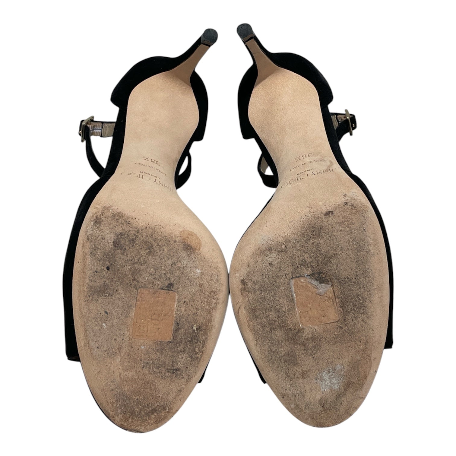 JIMMY CHOO/Heels/EU 38.5/Suede/BLK/ANNIE 85 view 4