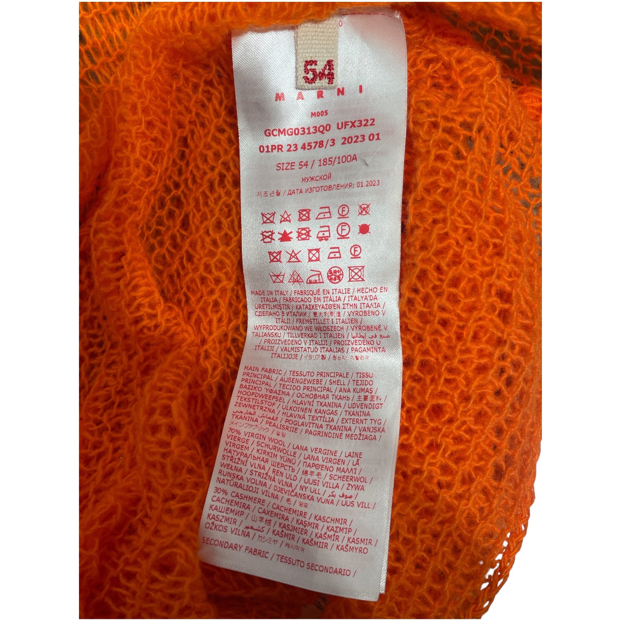 MARNI/Camisole/54/Wool/ORN/Cashmere Knit Camisole view 3