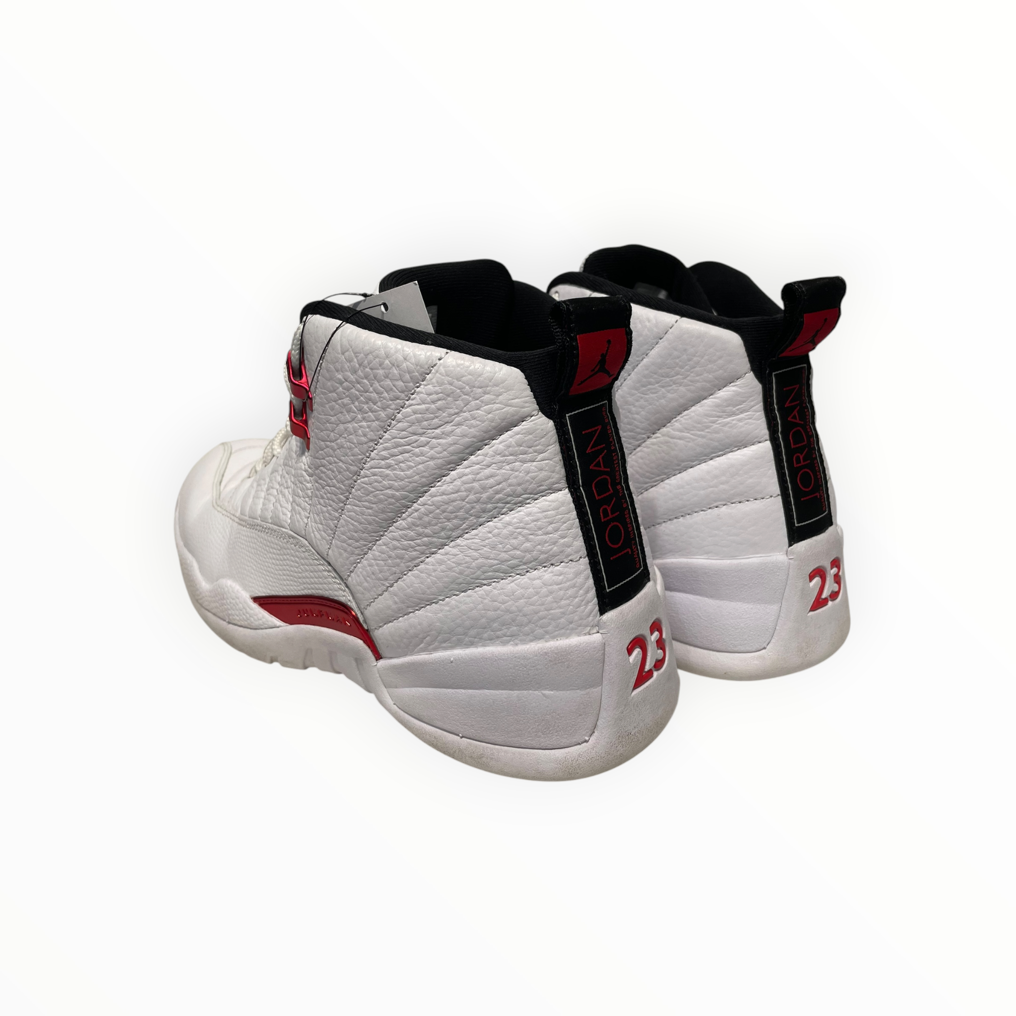 NIKE/AIR JORDAN 12 RETRO/Hi-Sneakers/US 12/Leather/WHT/CT8013-106 view 2